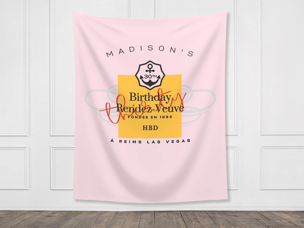 Birthday Rendez Veuve Banner
