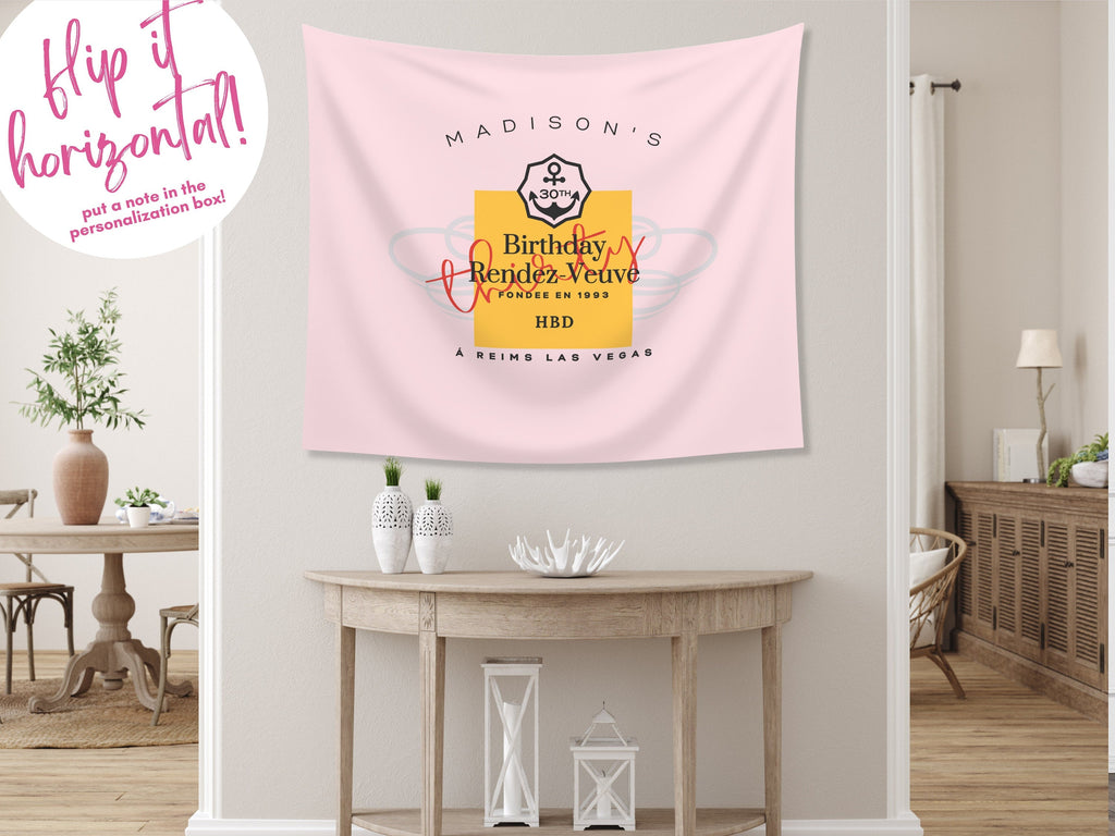 Birthday Rendez Veuve Banner