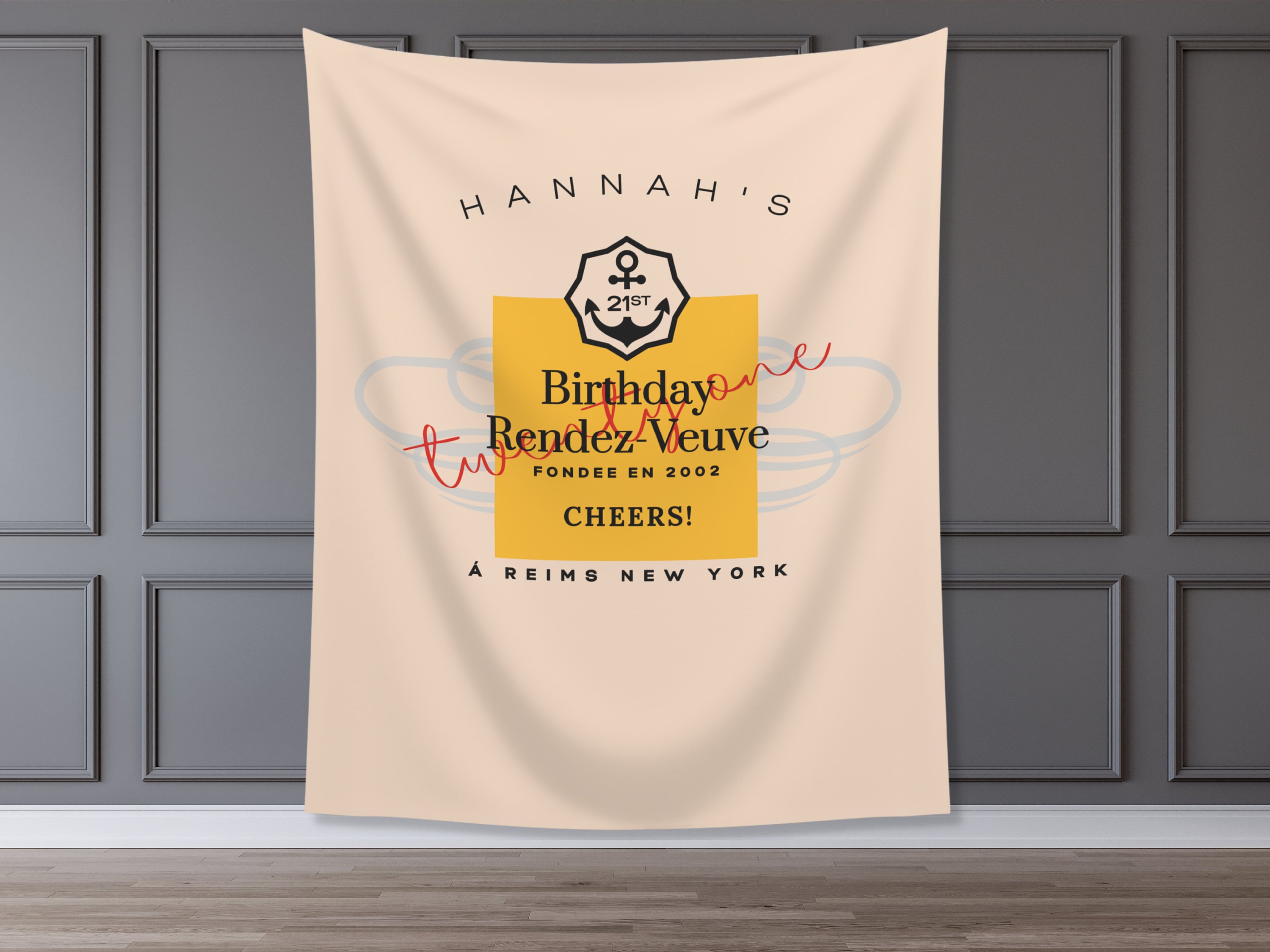 Birthday Rendez Veuve Banner
