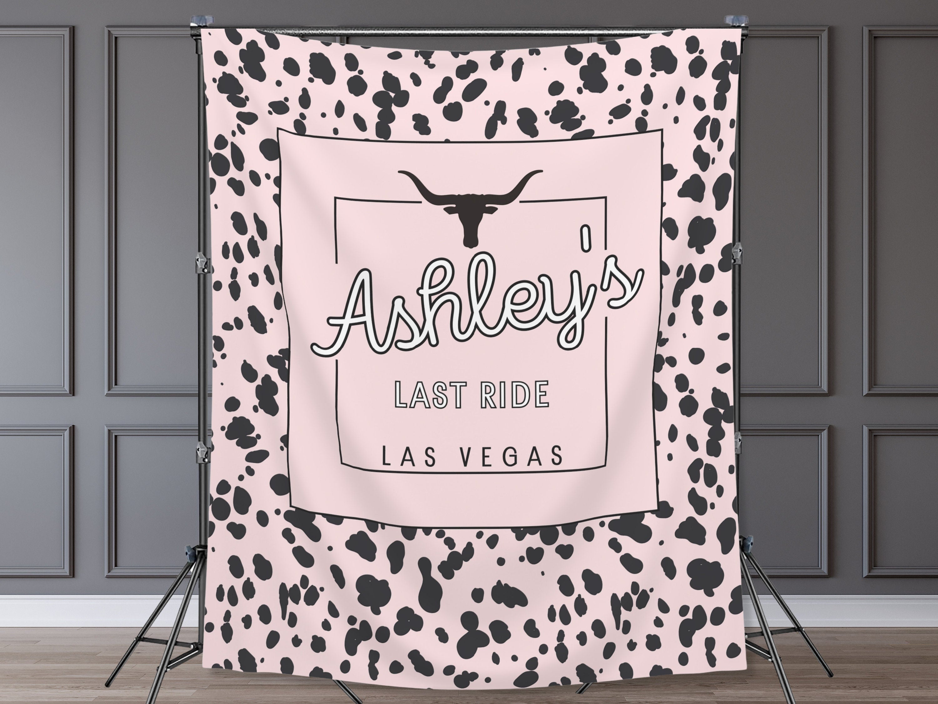 Last Rodeo Custom Bachelorette Banner Backdrop