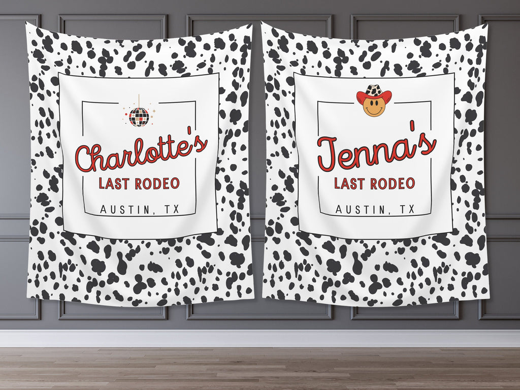 Last Rodeo Custom Bachelorette Banner Backdrop