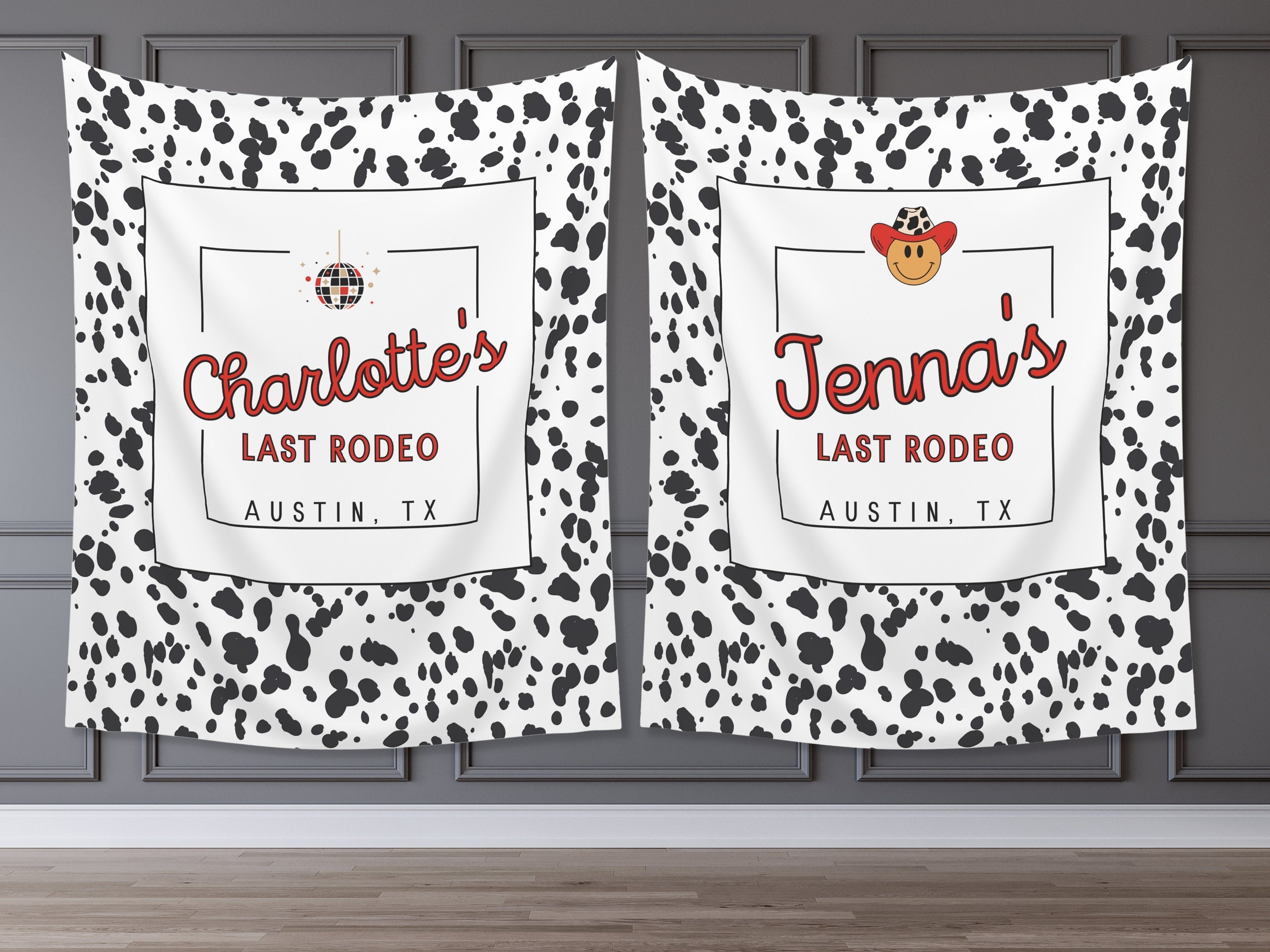 Last Rodeo Custom Bachelorette Banner Backdrop