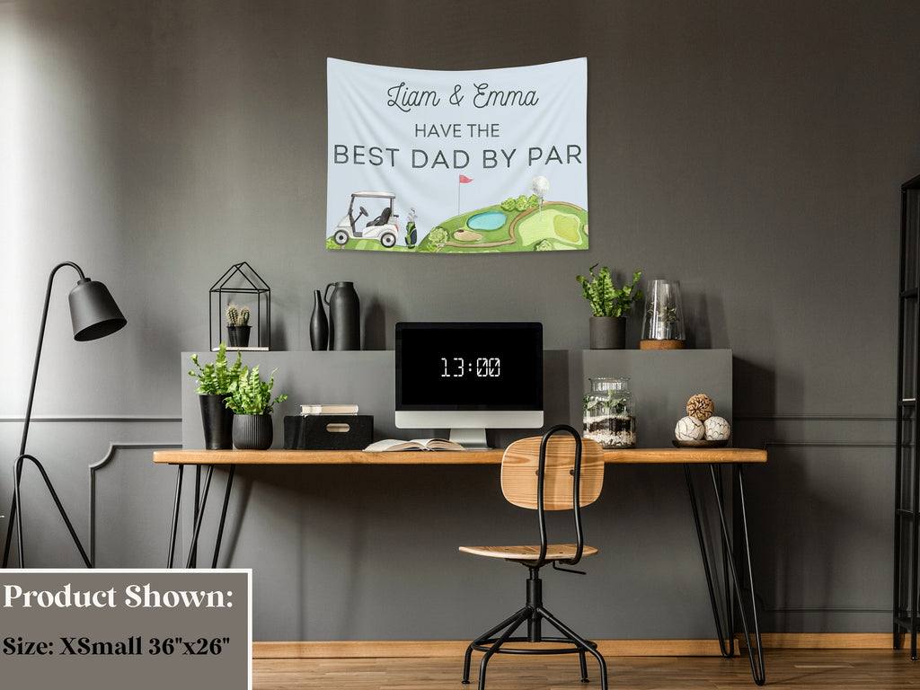 Best Dad By Par Banner Father's Day Golf Gift