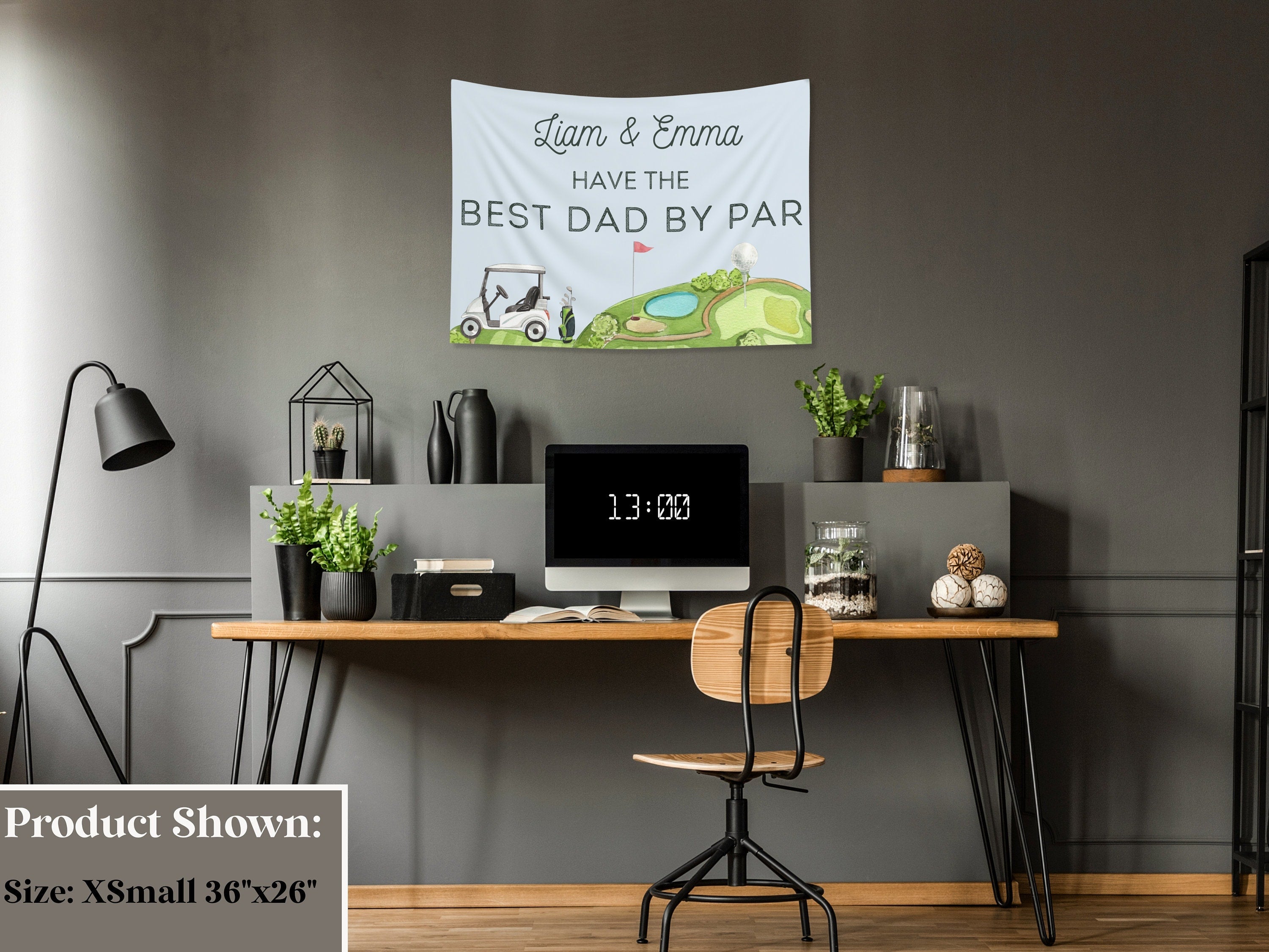 Best Dad By Par Banner Father's Day Golf Gift