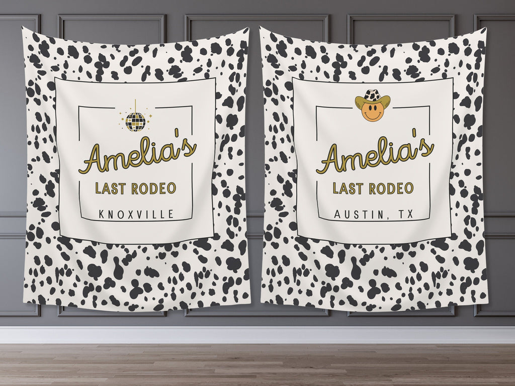 Last Rodeo Custom Bachelorette Banner Backdrop