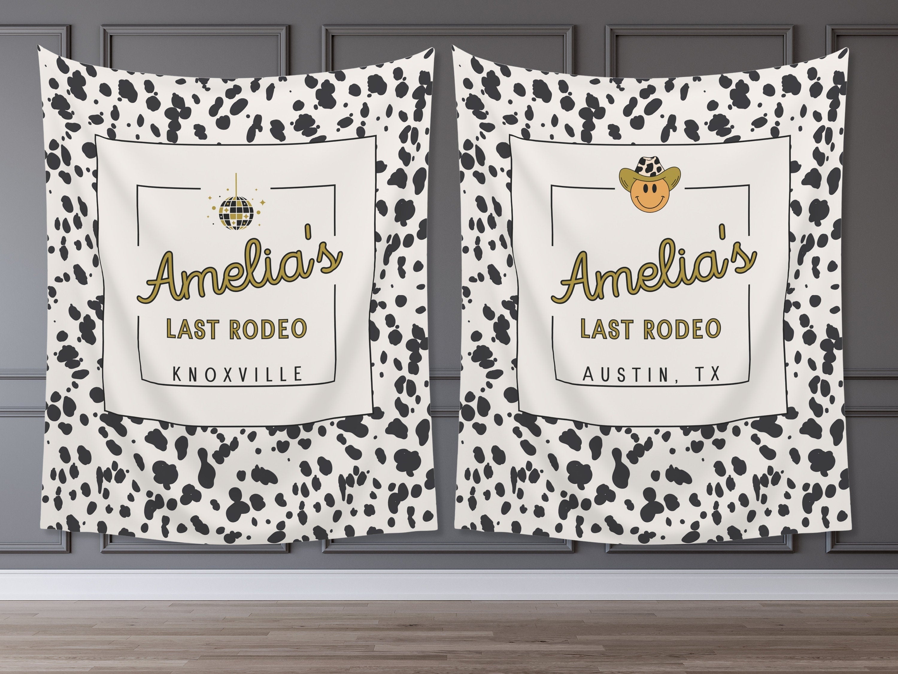 Last Rodeo Custom Bachelorette Banner Backdrop
