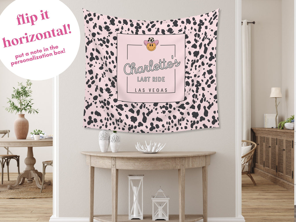 Last Rodeo Custom Bachelorette Banner Backdrop