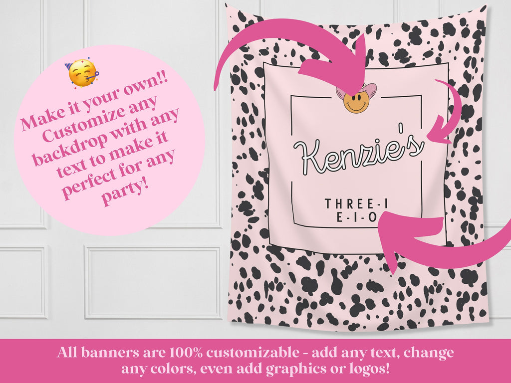 Last Rodeo Custom Bachelorette Banner Backdrop