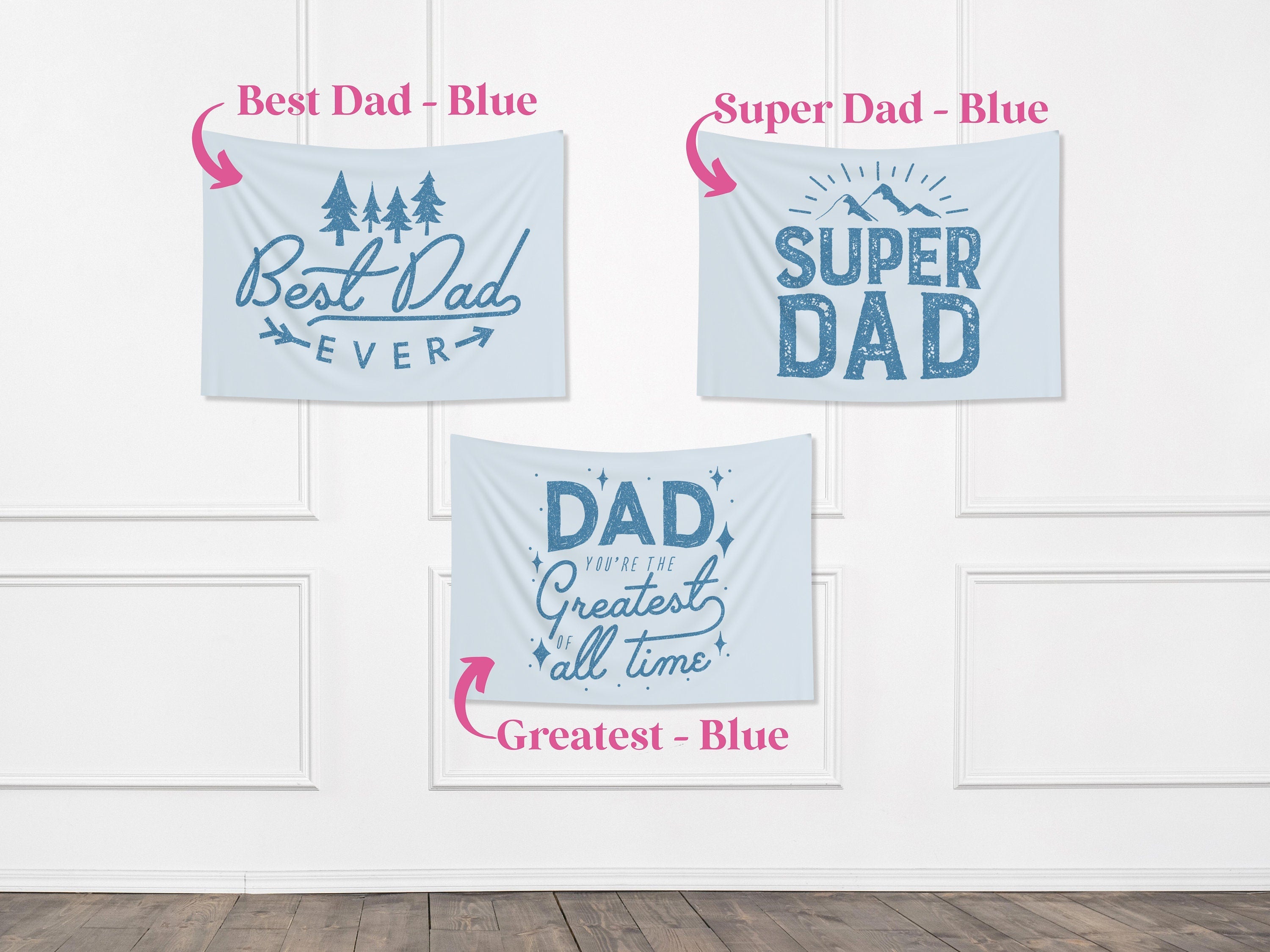 Father's Day Adventure Fabric Banner Father's Day Gift | Backdrop for Father's Day BBQ or Party