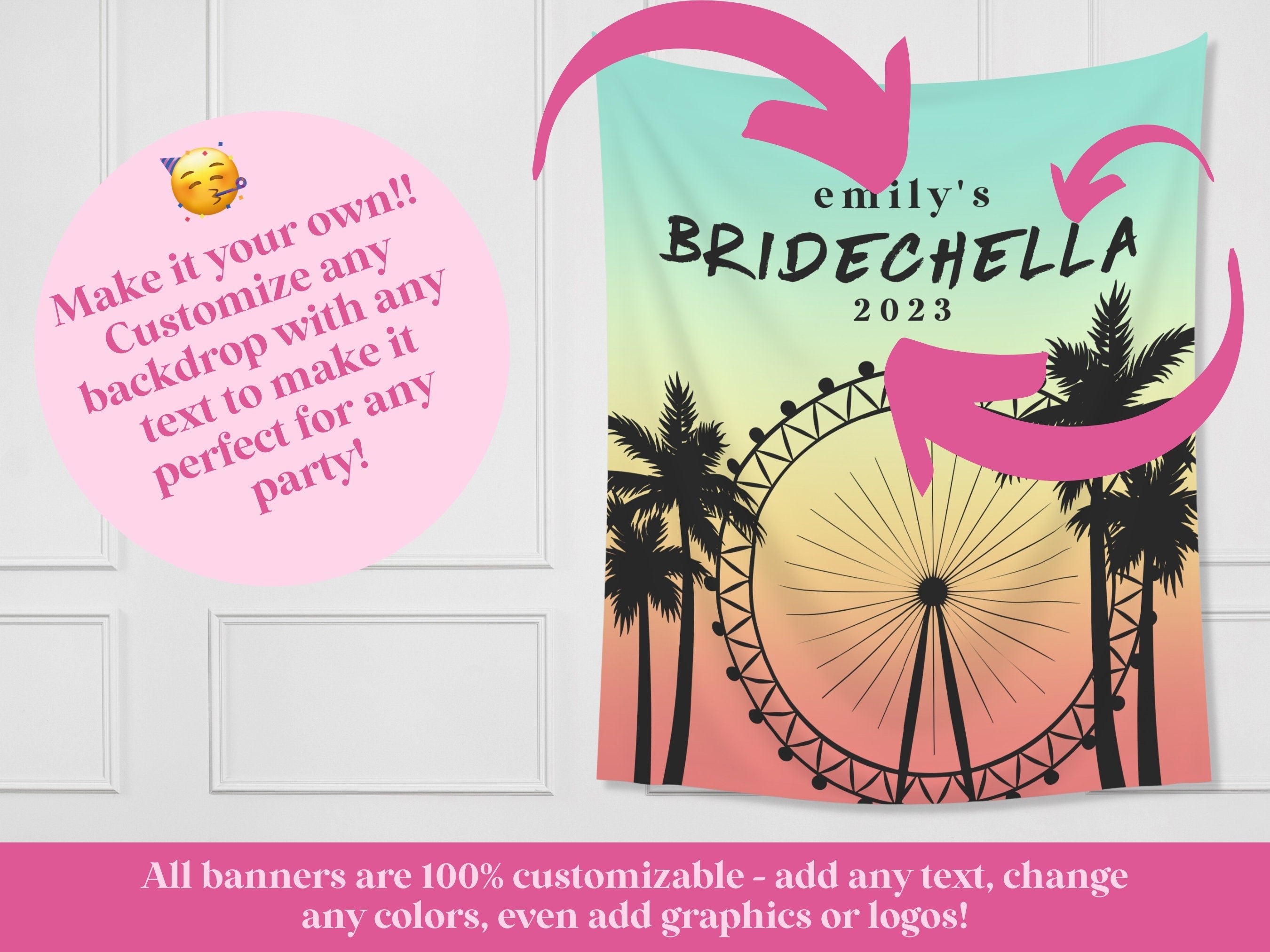 Bridechella Bachelorette Weekend Banner