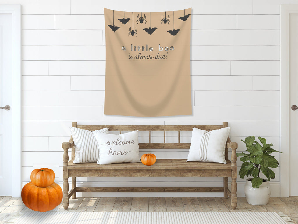 Spooky Garland Custom Halloween Party Banner Backdrop