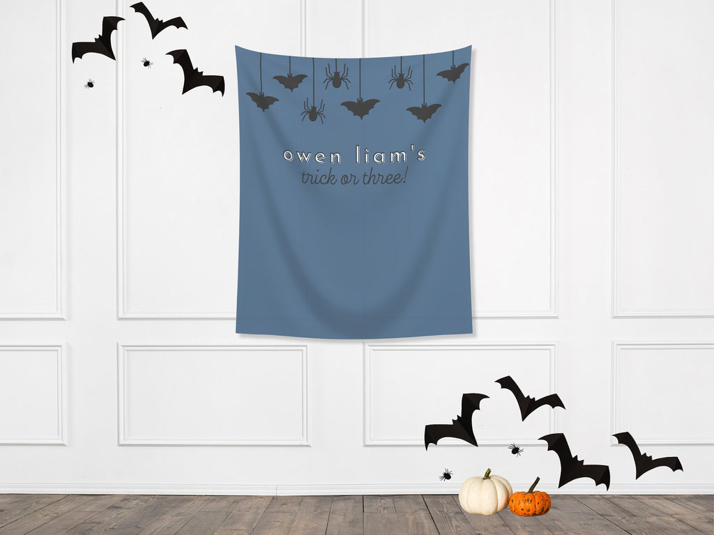 Spooky Garland Custom Halloween Party Banner Backdrop