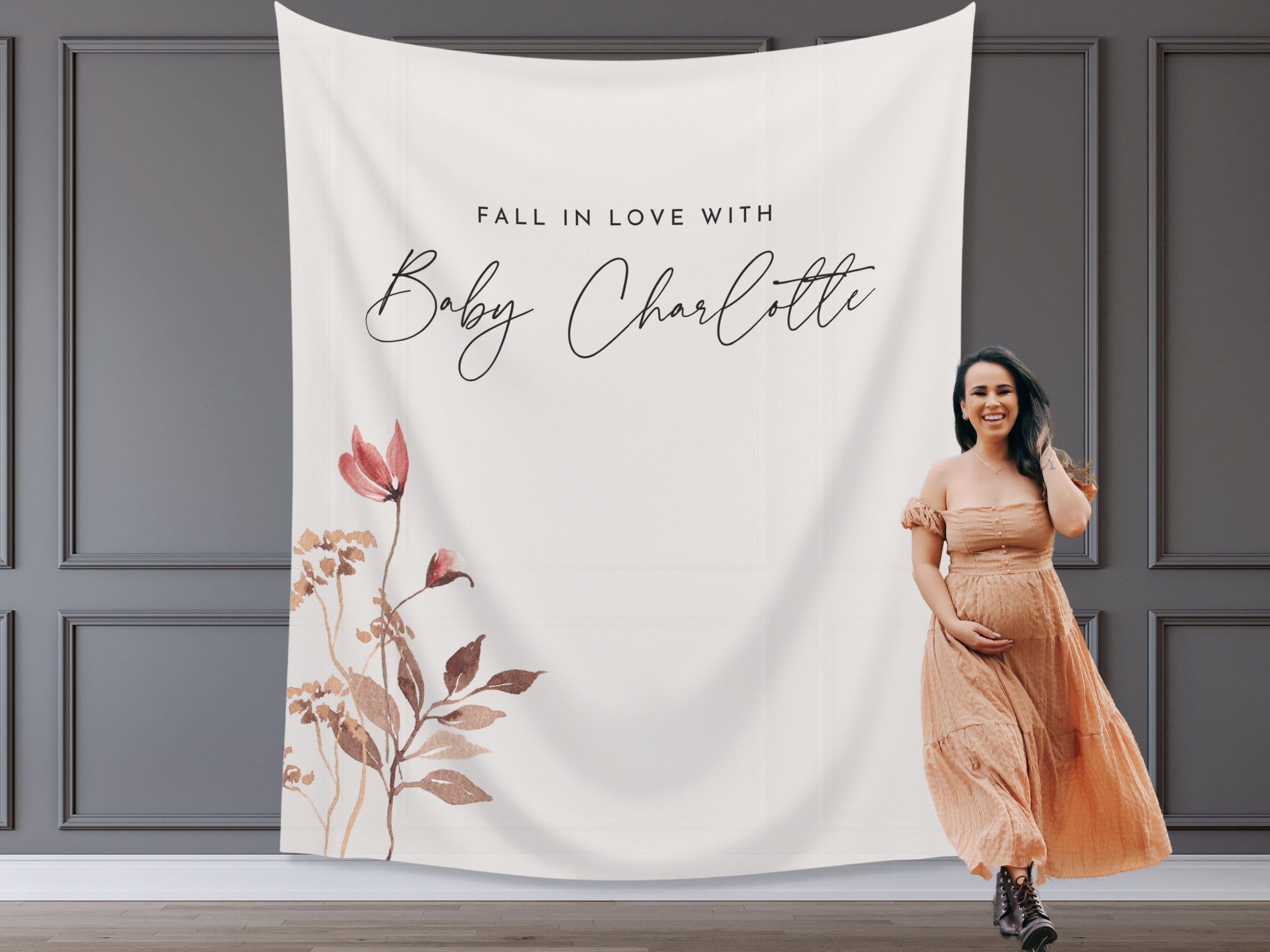 Falling in Love Wildflower Banner