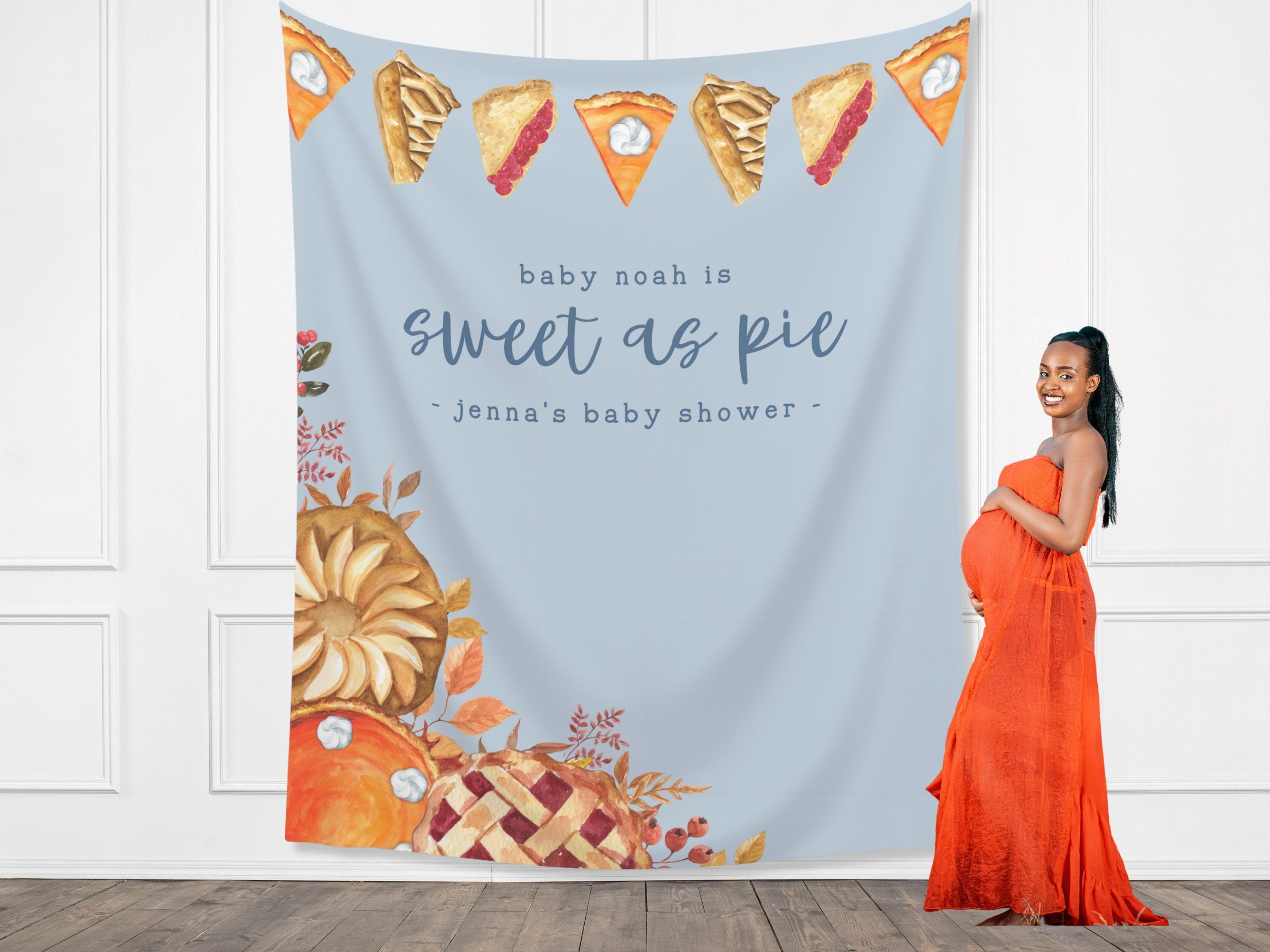 Sweet as Pie Baby Shower Banner