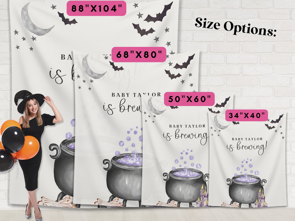 A Baby is Brewing Baby Shower Banner Backdrop