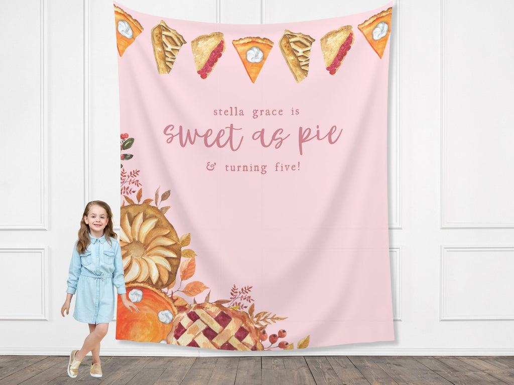Sweet as Pie Birthday Custom Banner