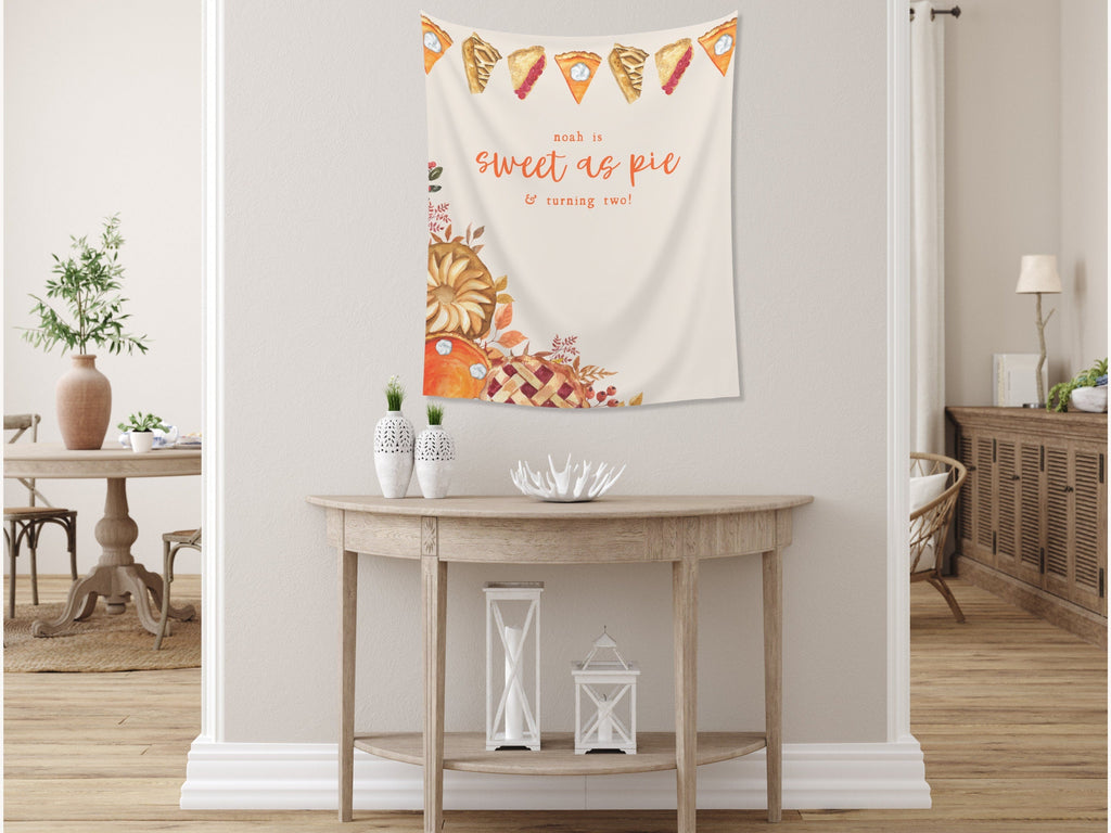Sweet as Pie Birthday Custom Banner