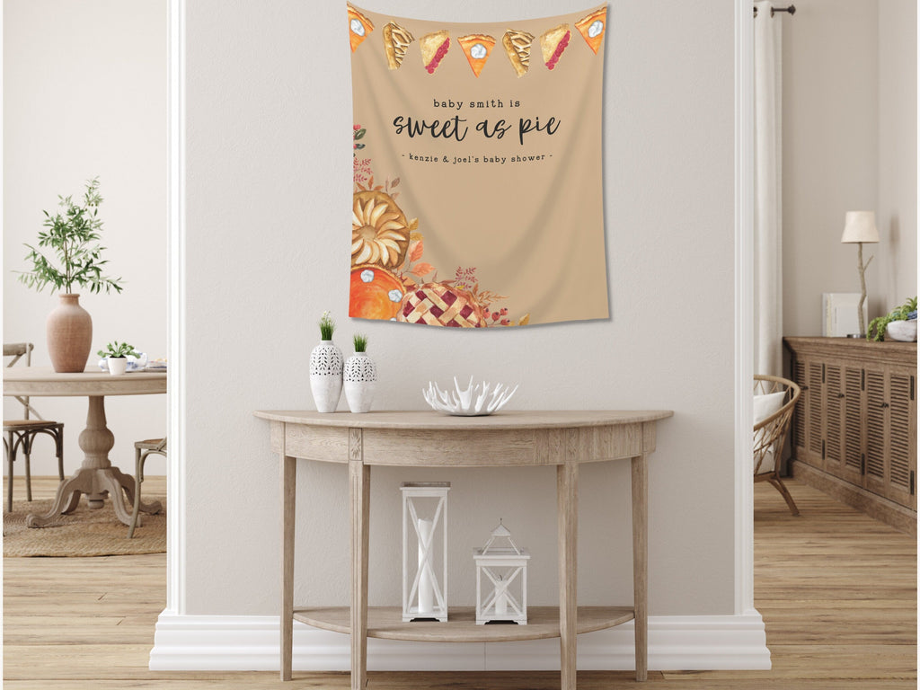 Sweet as Pie Baby Shower Banner