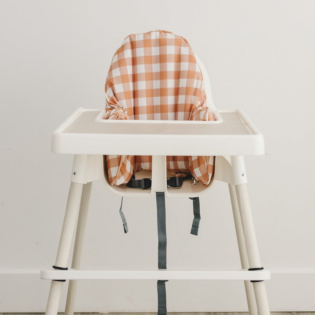 Burnt Orange Gingham IKEA Antilop Cushion Cover