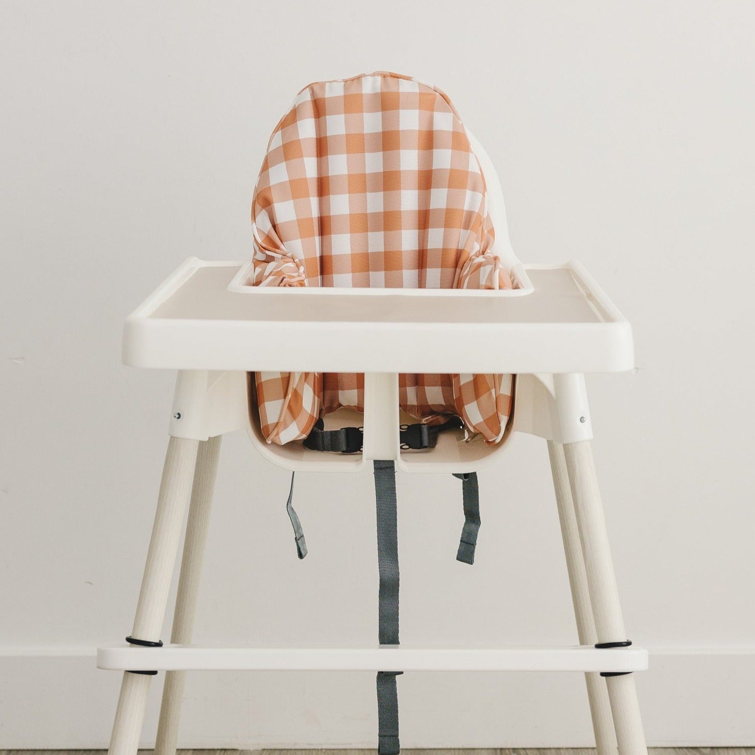 Burnt Orange Gingham IKEA Antilop Cushion Cover