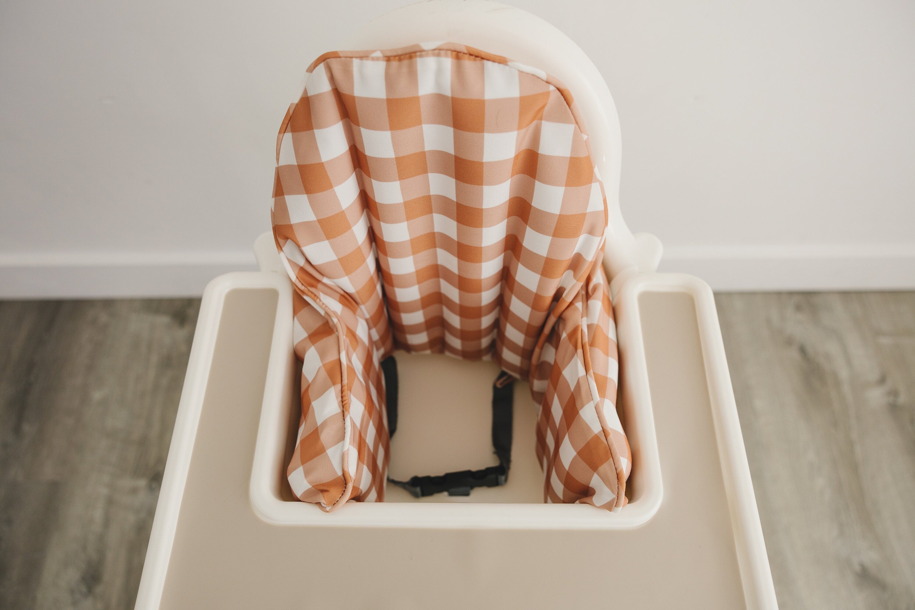 Burnt Orange Gingham IKEA Antilop Cushion Cover
