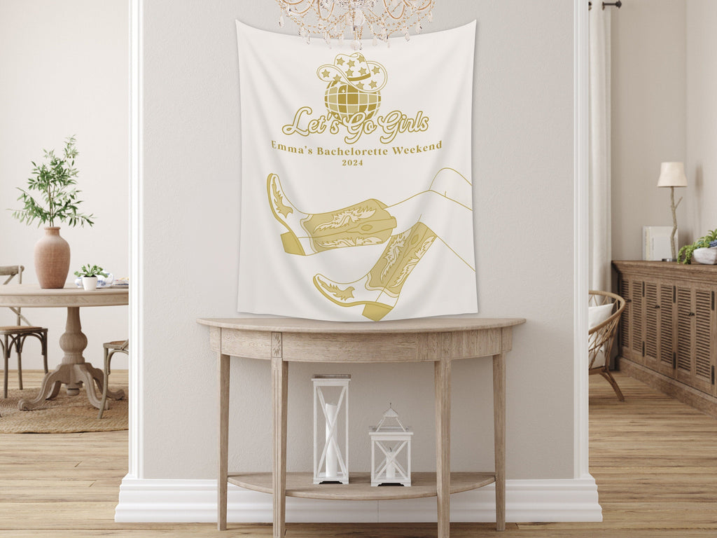 Let's Go Girls CustomBachelorette Banner Backdrop