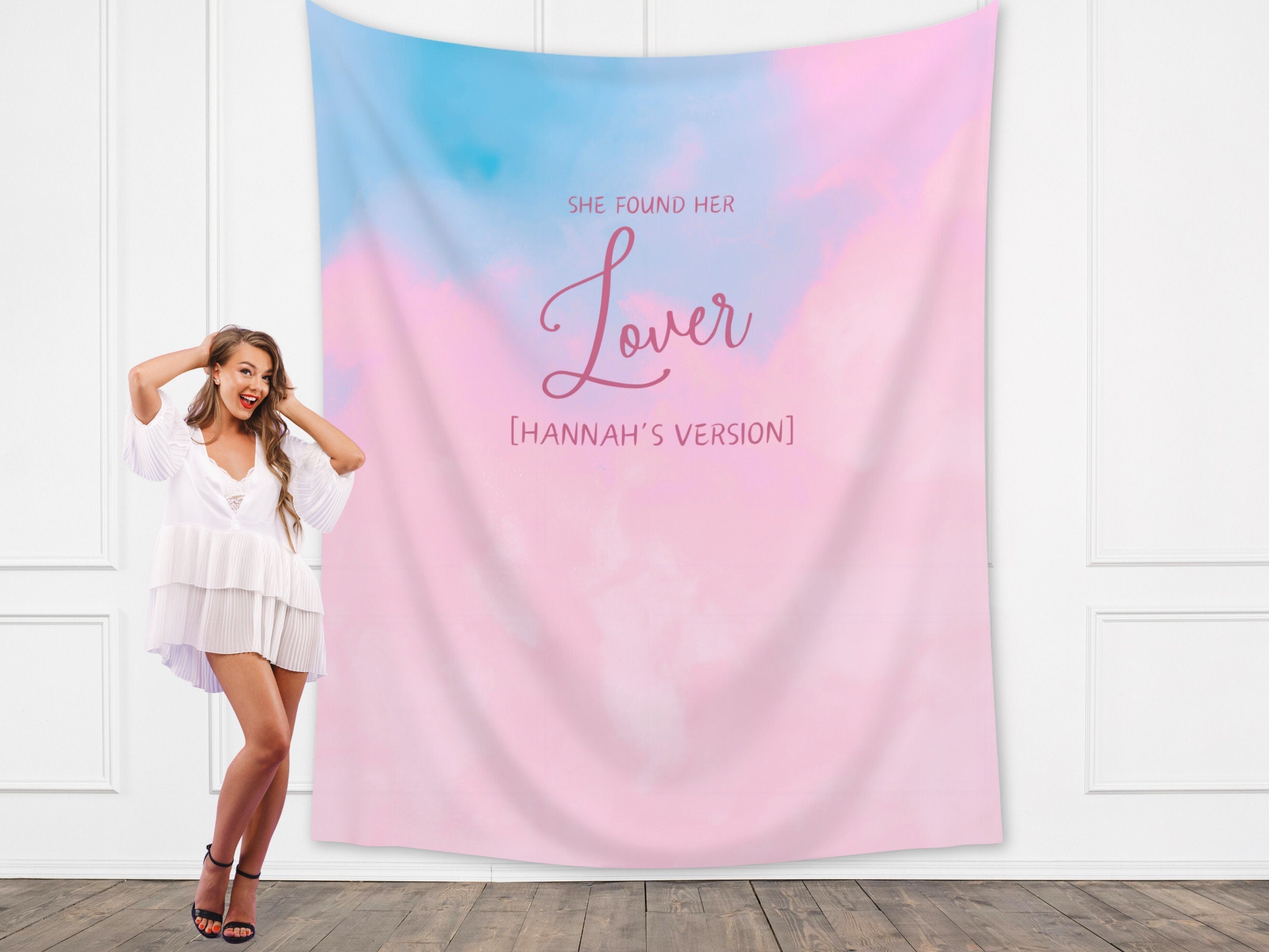 Lover Bachelorette Party Custom Banner