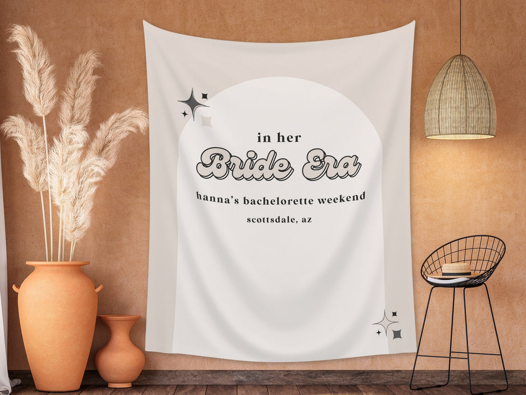 Retro Bride Era Custom Banner Backdrop