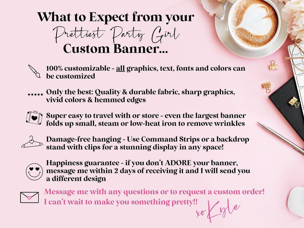Custom Photo Eras Tour Banner Backdrop