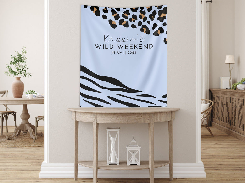 Wild Weekend Bachelorette Party Custom Banner Backdrop