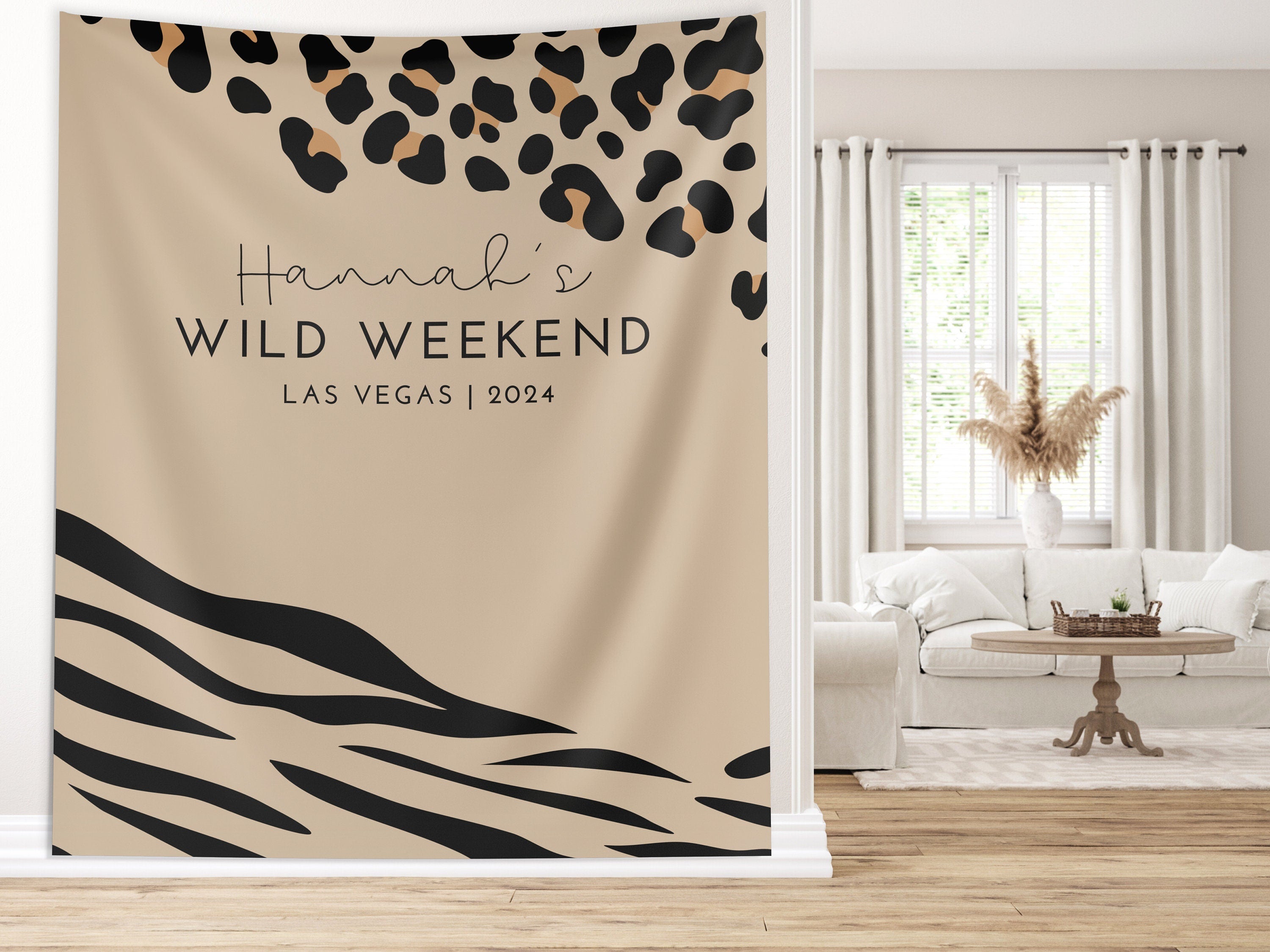 Wild Weekend Bachelorette Party Custom Banner Backdrop