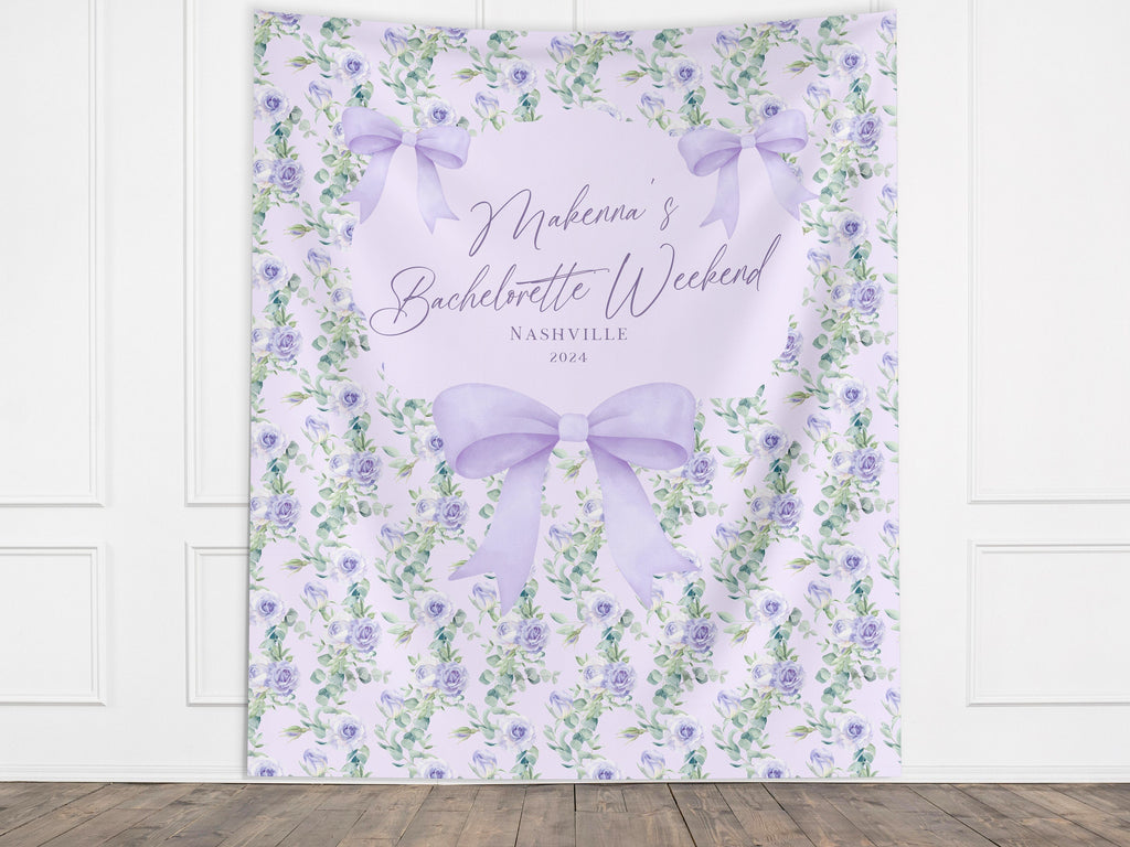 LoveShack Chic Floral & Bows Custom Banner