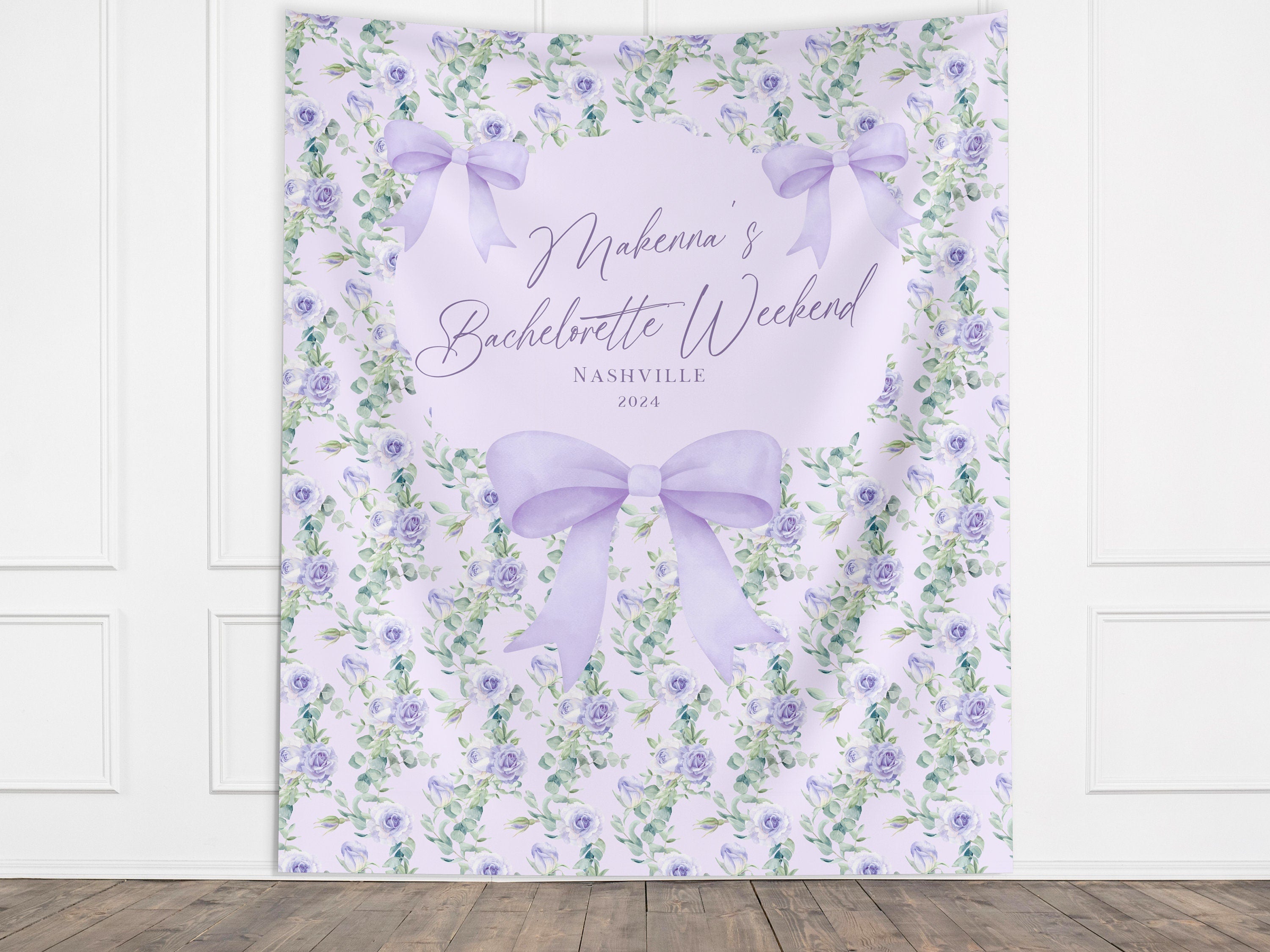 LoveShack Chic Floral & Bows Custom Banner