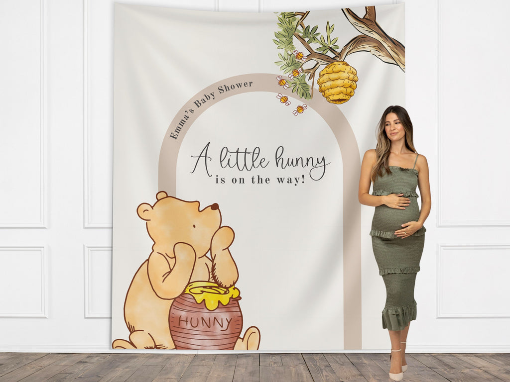 Classic Winnie the Pooh Baby Shower Customizable Banner