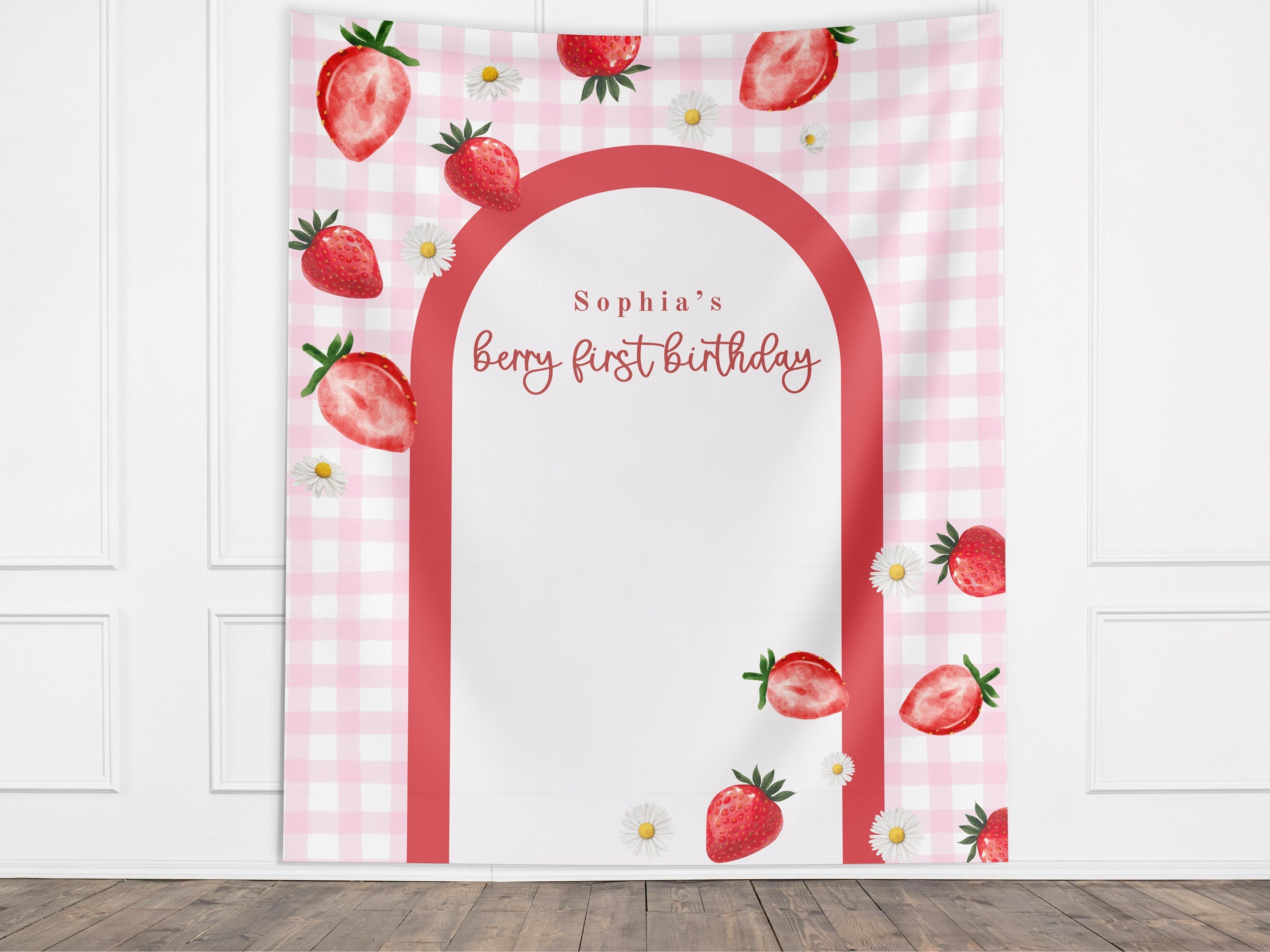 Berry Sweet Birthday Party Banner