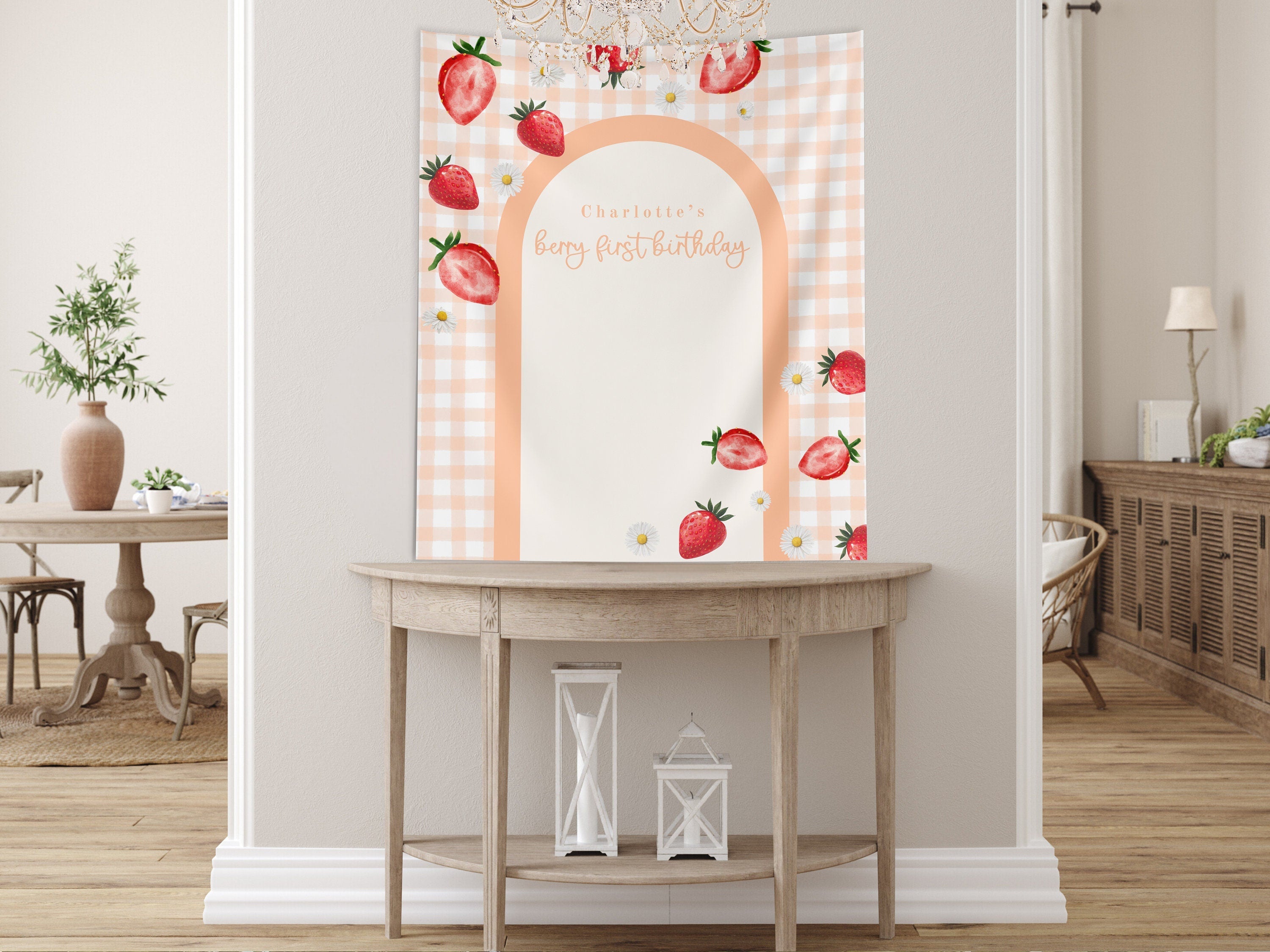 Berry Sweet Birthday Party Banner