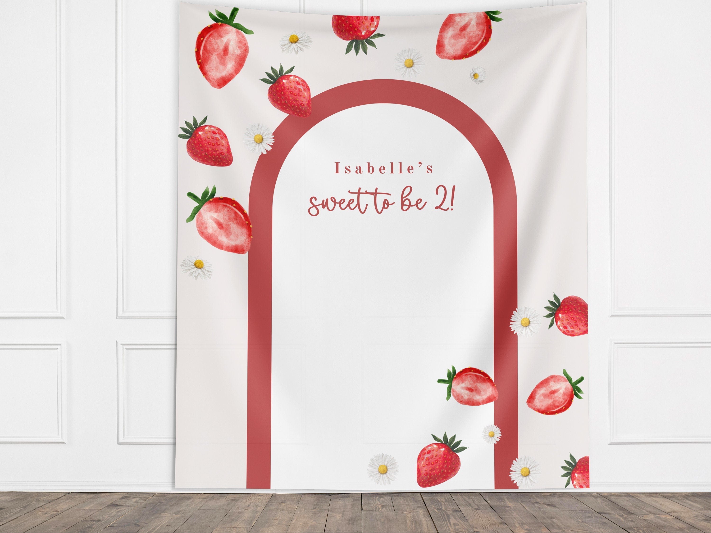 Berry Sweet Birthday Party Banner