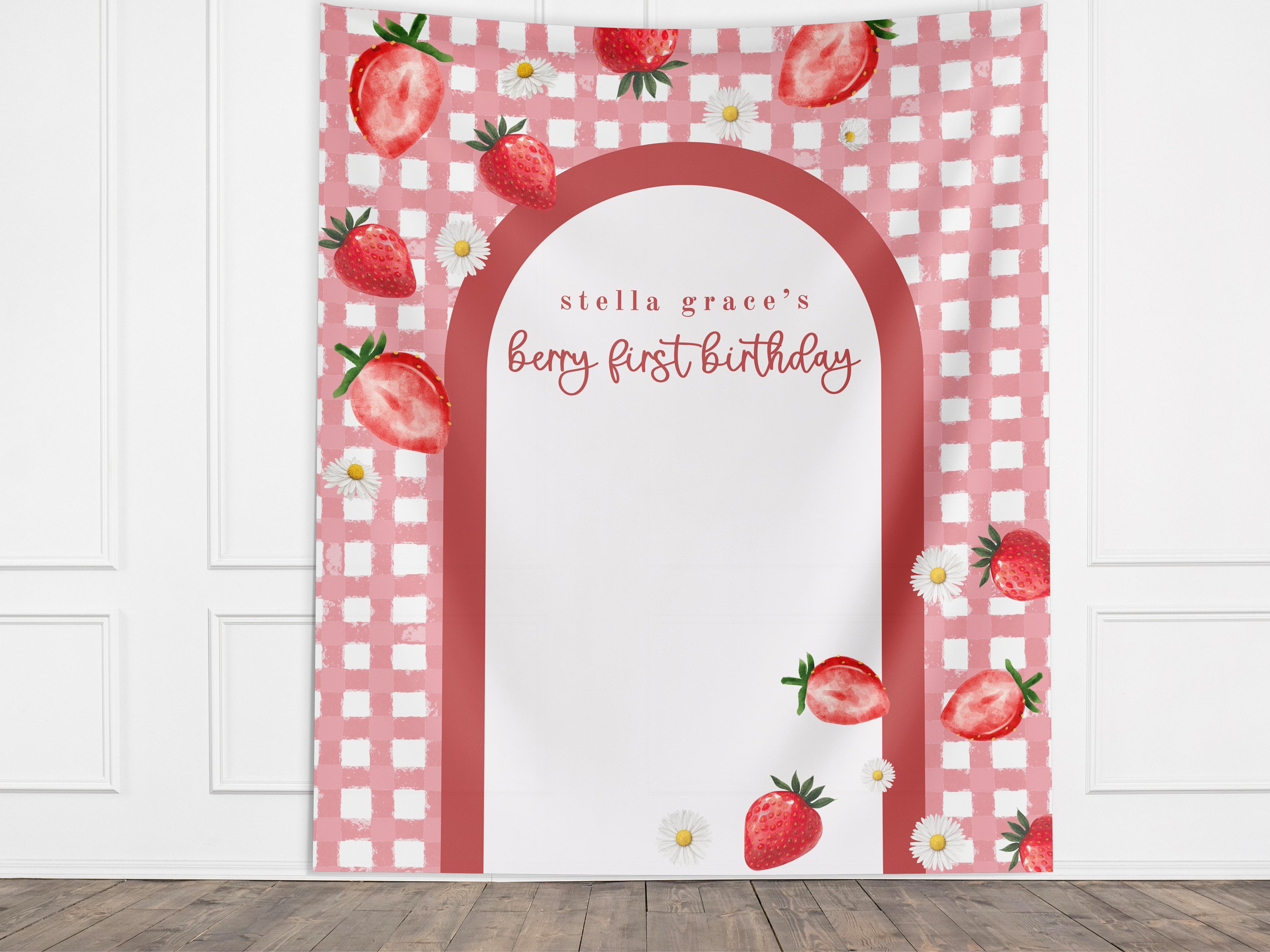 Berry Sweet Birthday Party Banner
