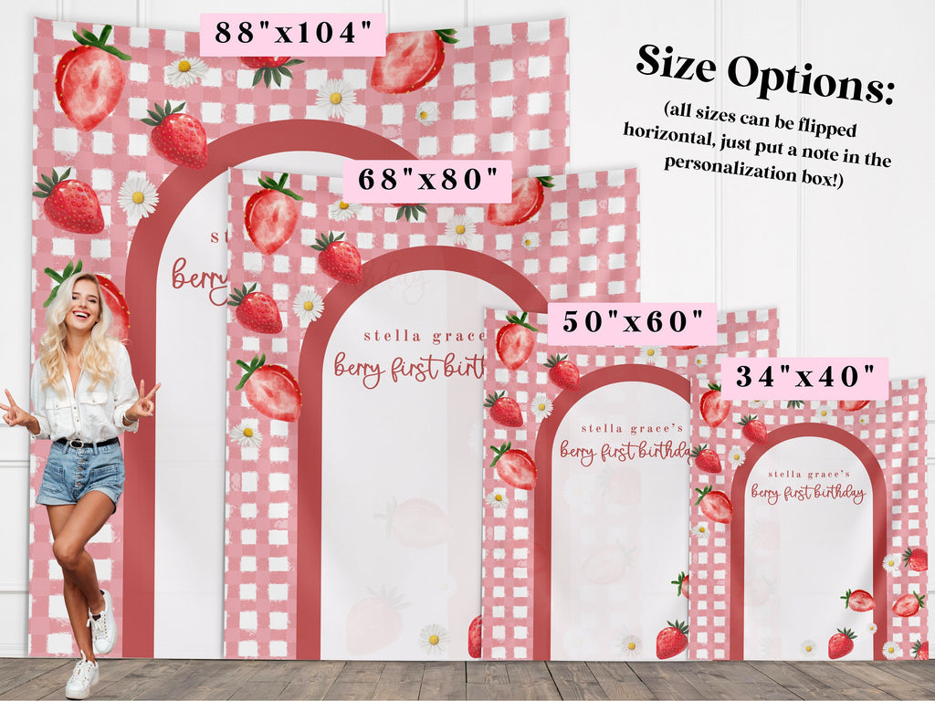 Berry Sweet Birthday Party Banner