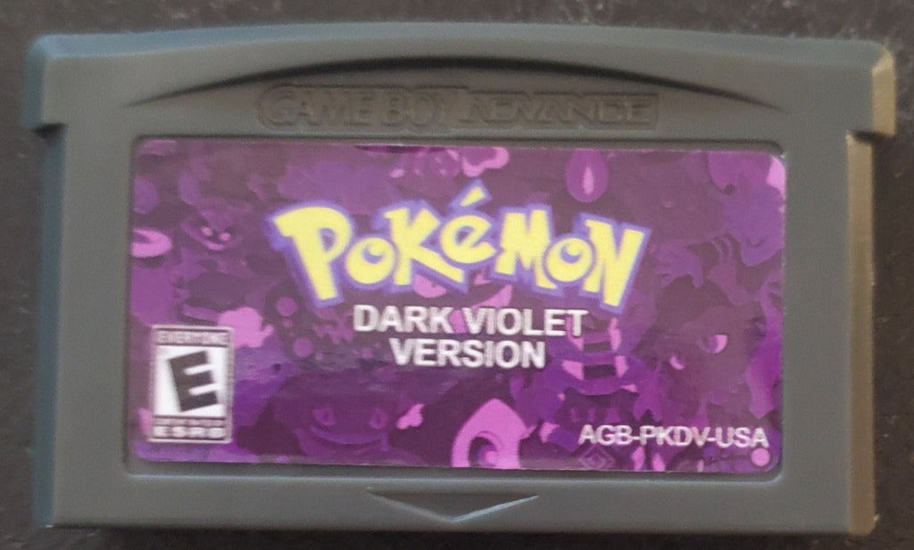 Pokemon Dark Violet GBA ROM Hack Video Game Custom Gameboy Advance