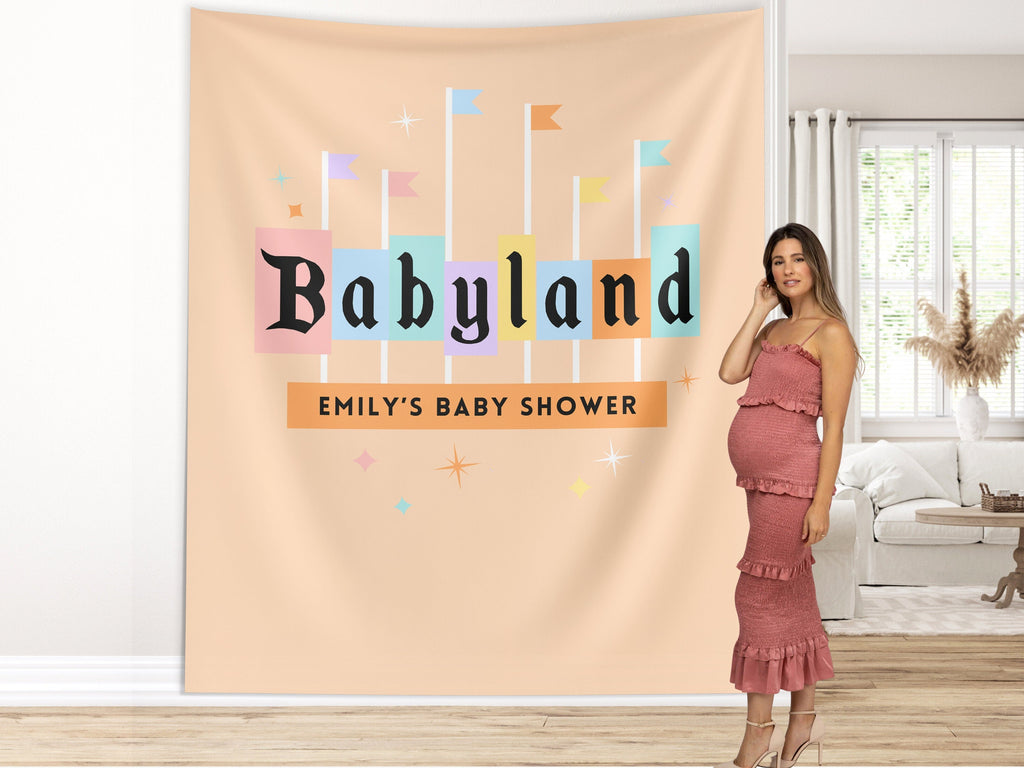 Custom Disneyland Name Party Banner