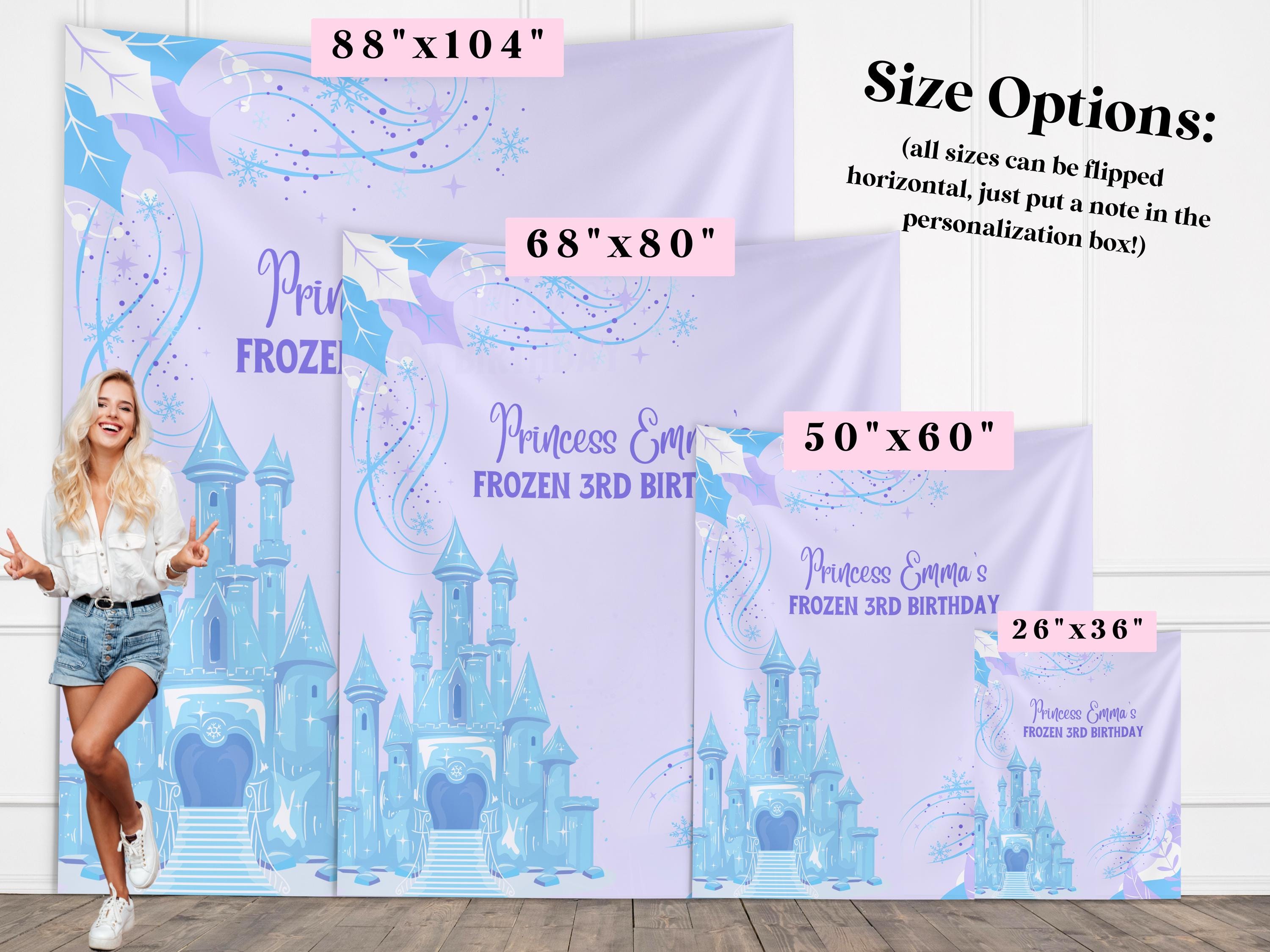 Frozen Birthday Party Custom Banner