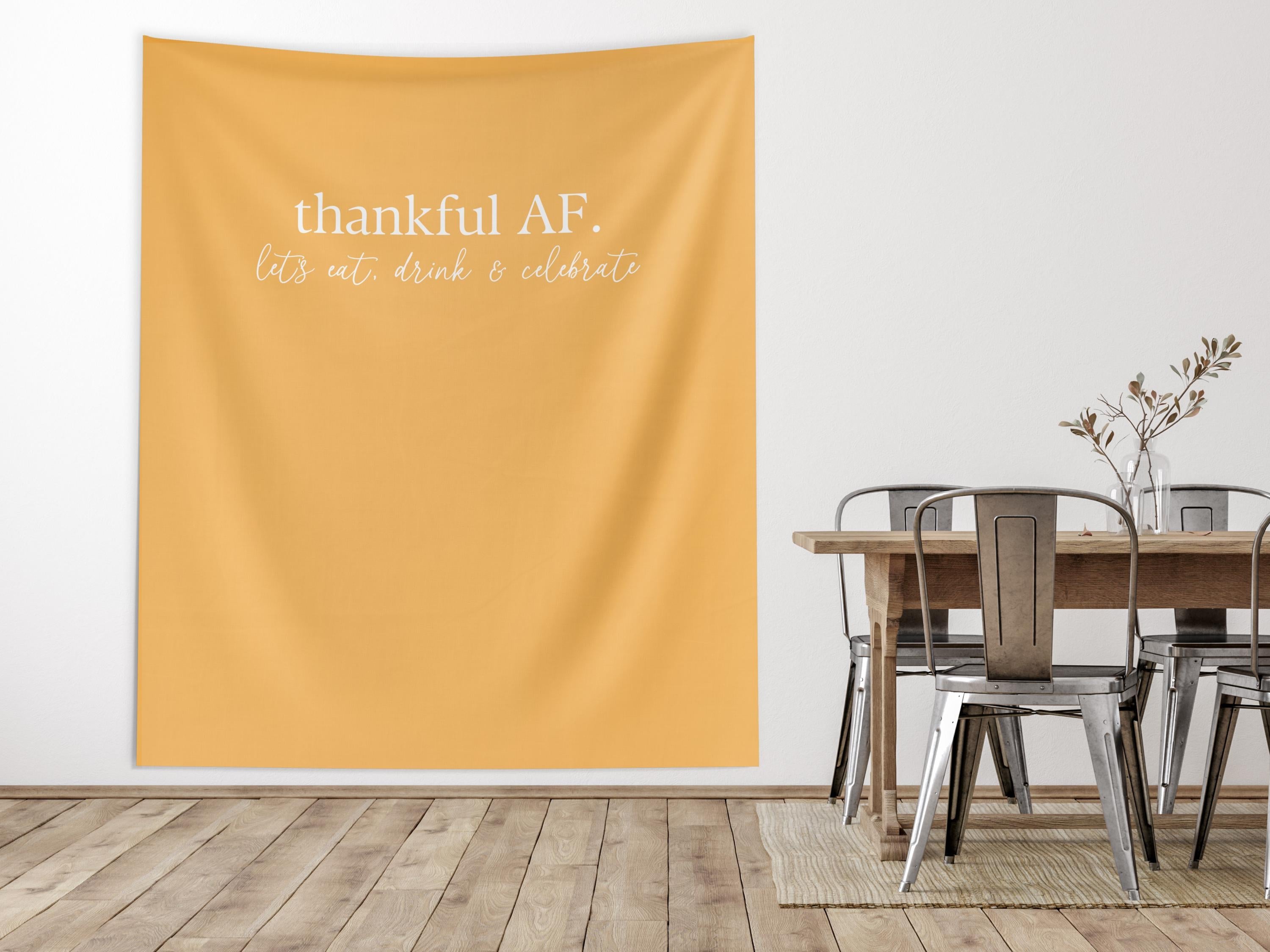 Thankful AF Friendsgiving Banner