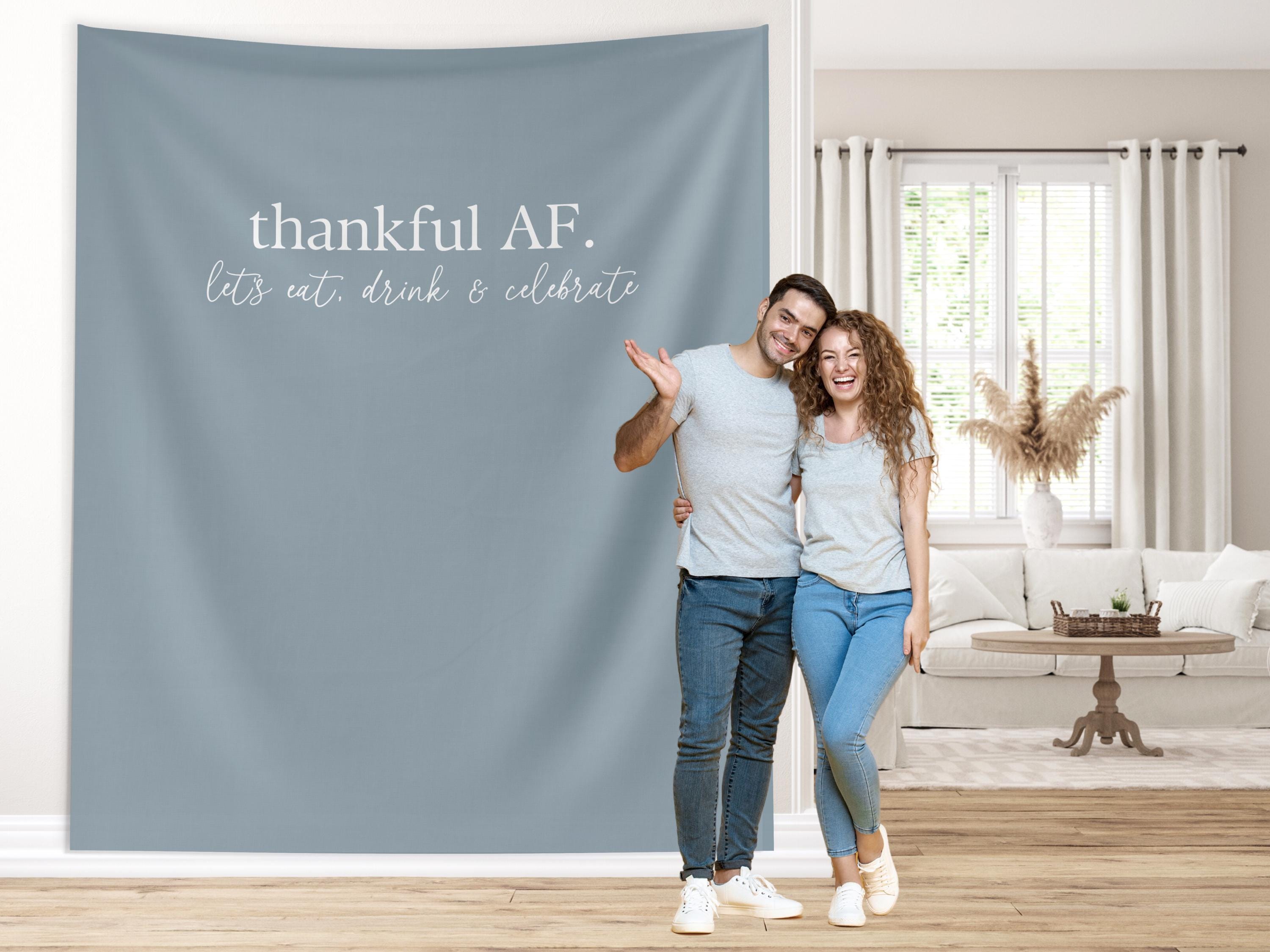 Thankful AF Friendsgiving Banner