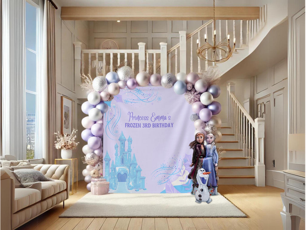 Frozen Birthday Party Custom Banner