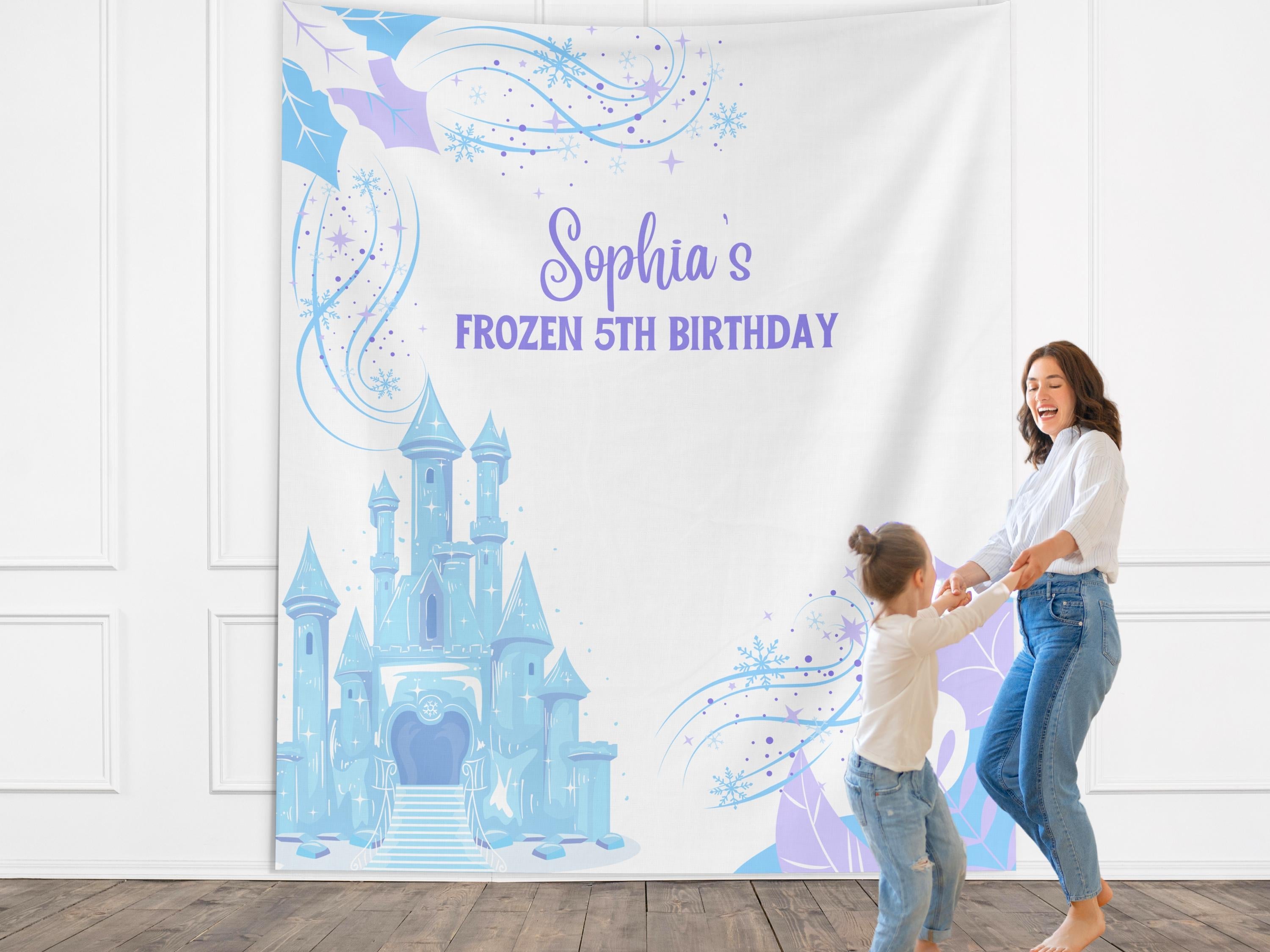 Frozen Birthday Party Custom Banner
