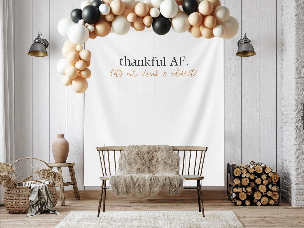 Thankful AF Friendsgiving Banner