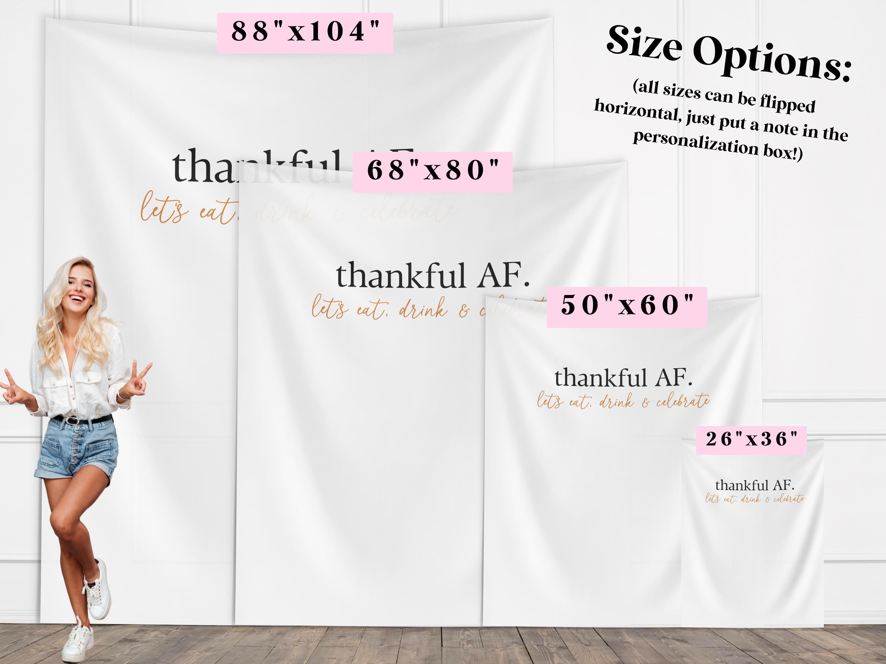 Thankful AF Friendsgiving Banner