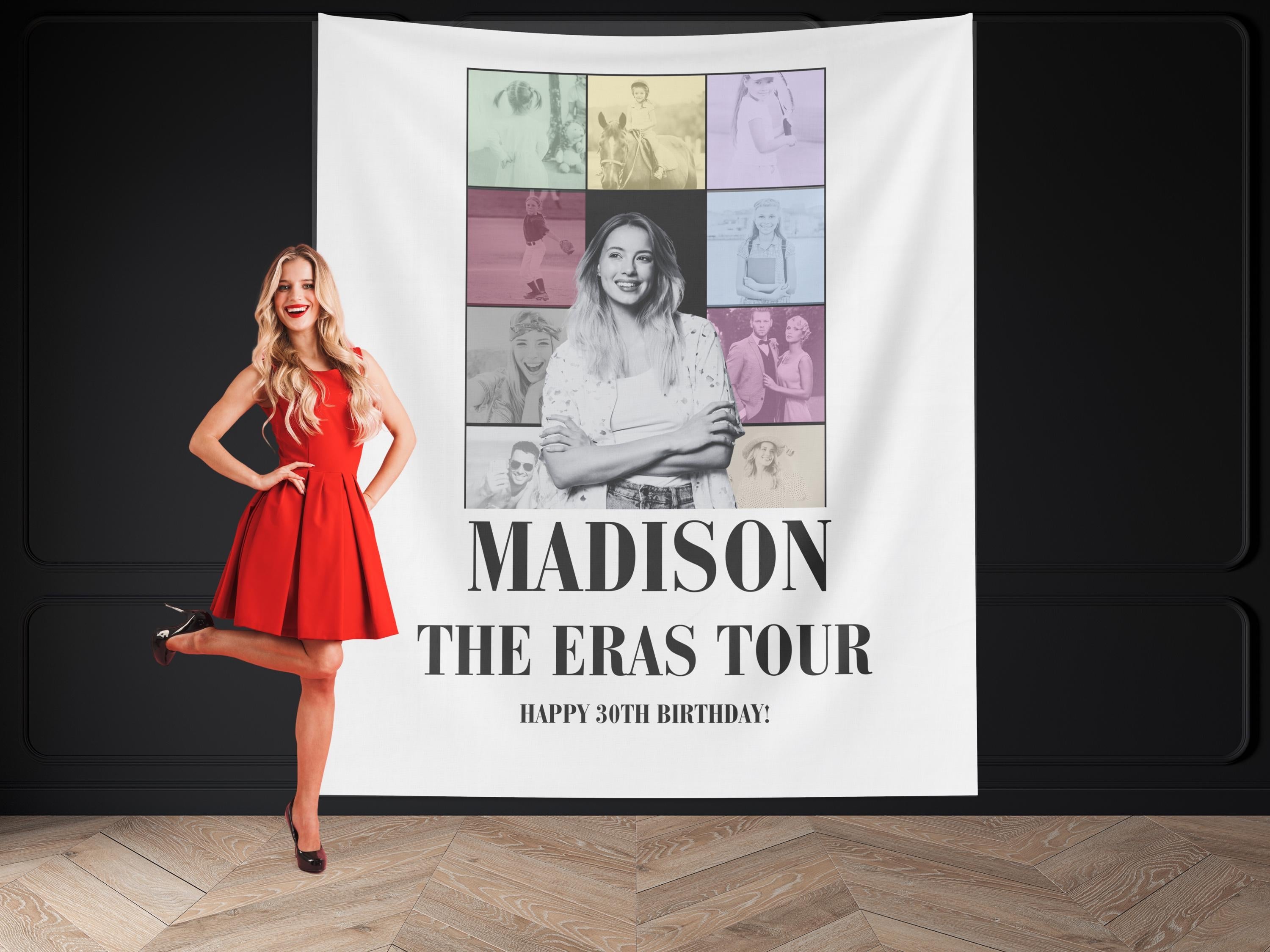 Custom Photo Eras Tour Banner Backdrop