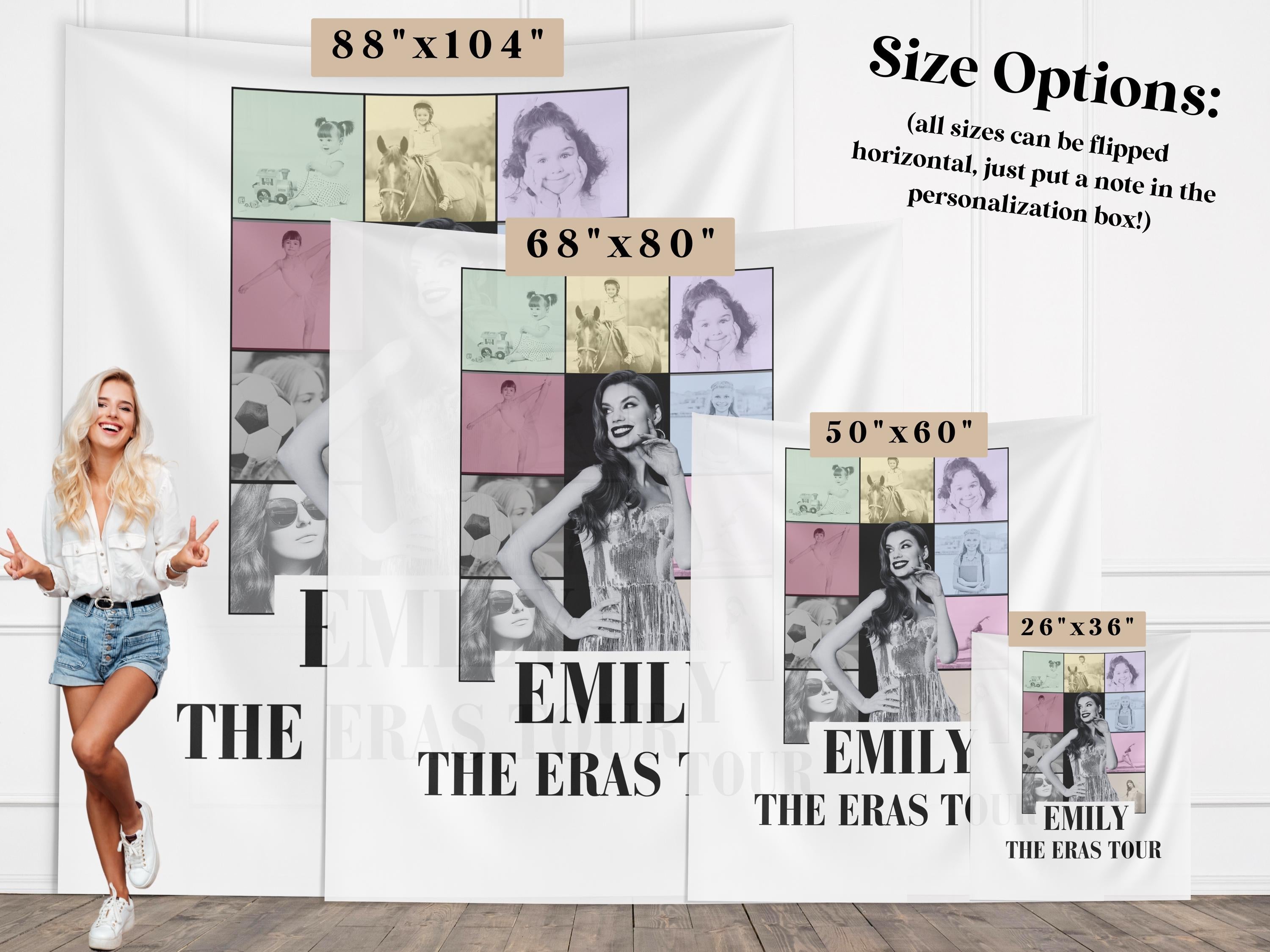 Custom Photo Eras Tour Banner Backdrop